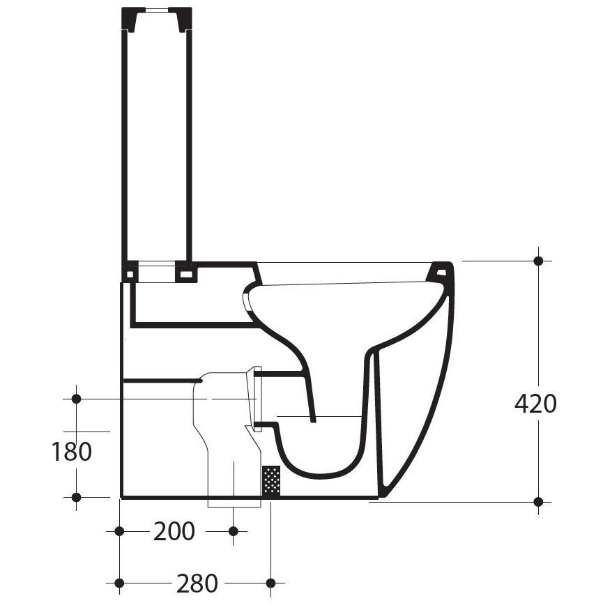 Toalettstol Lavabo Flo