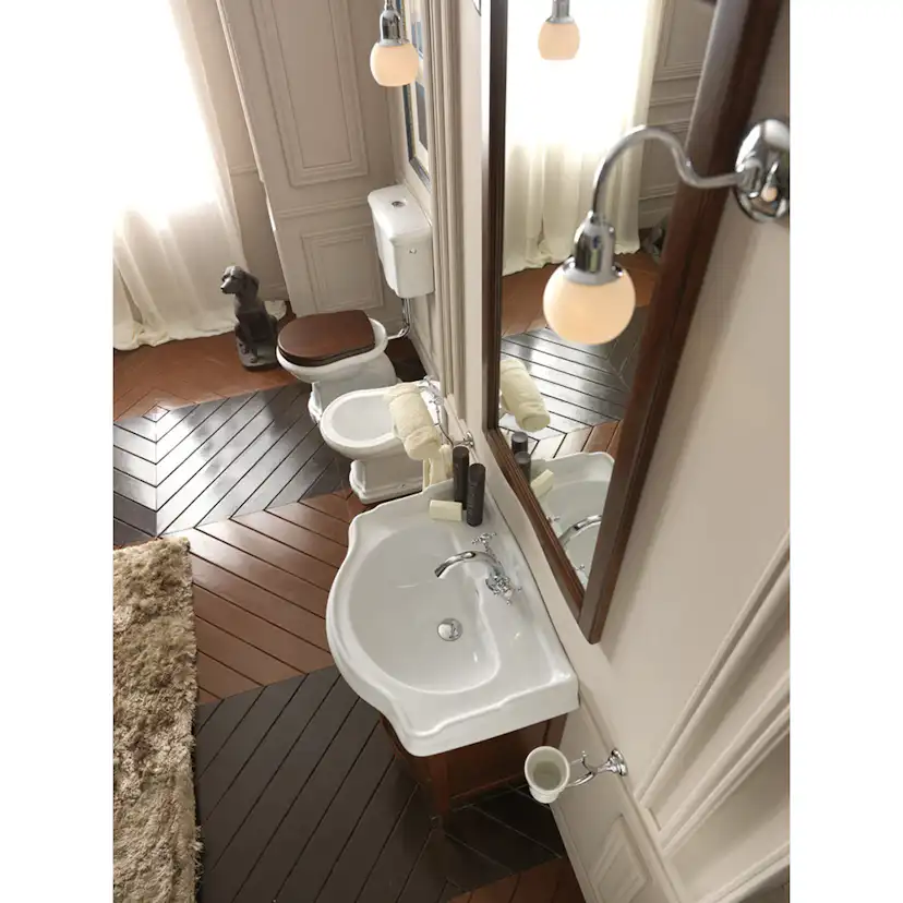 Toalettstol Lavabo Retro LOW P-lås