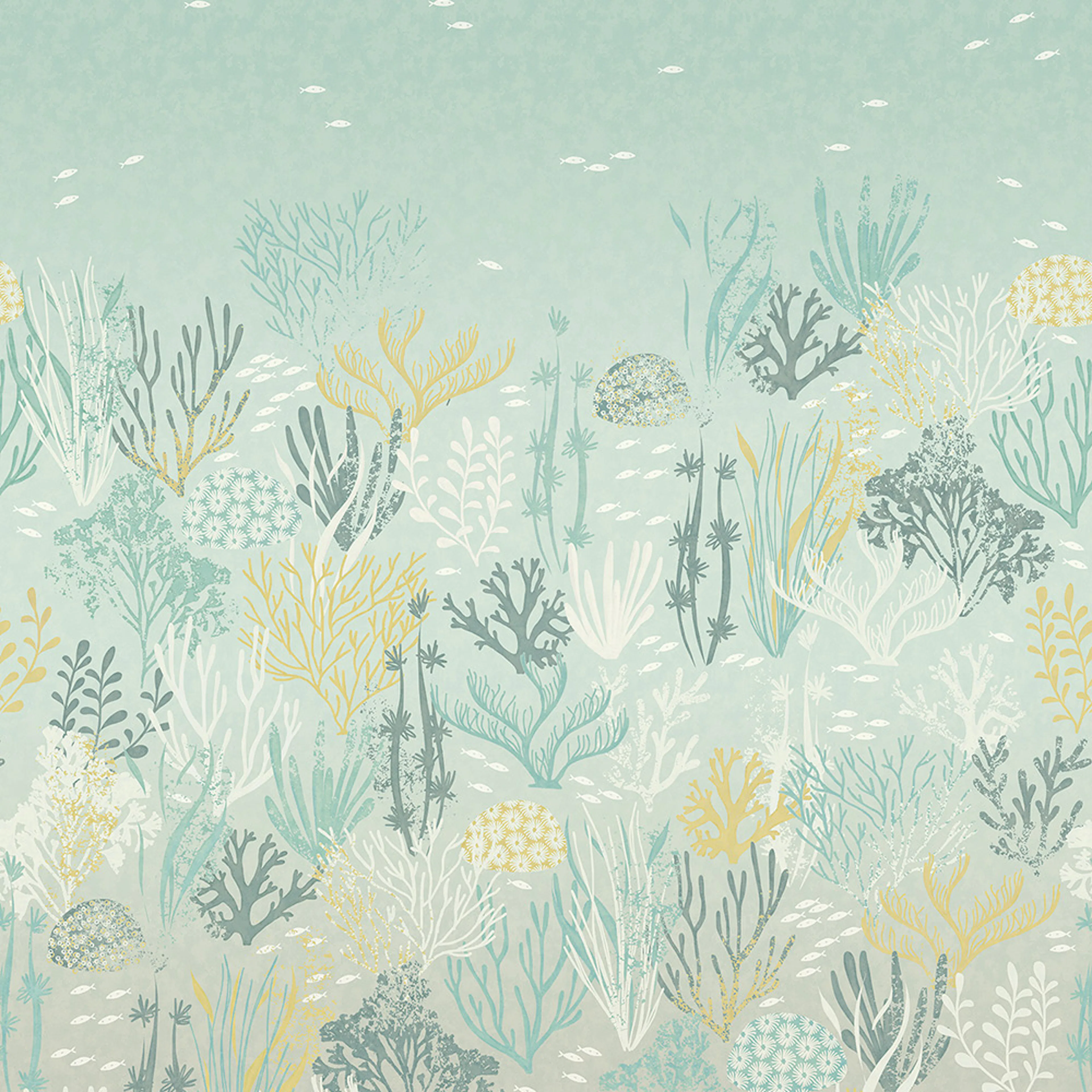 Väggbild Eijffinger Explore Coral Blue 323101