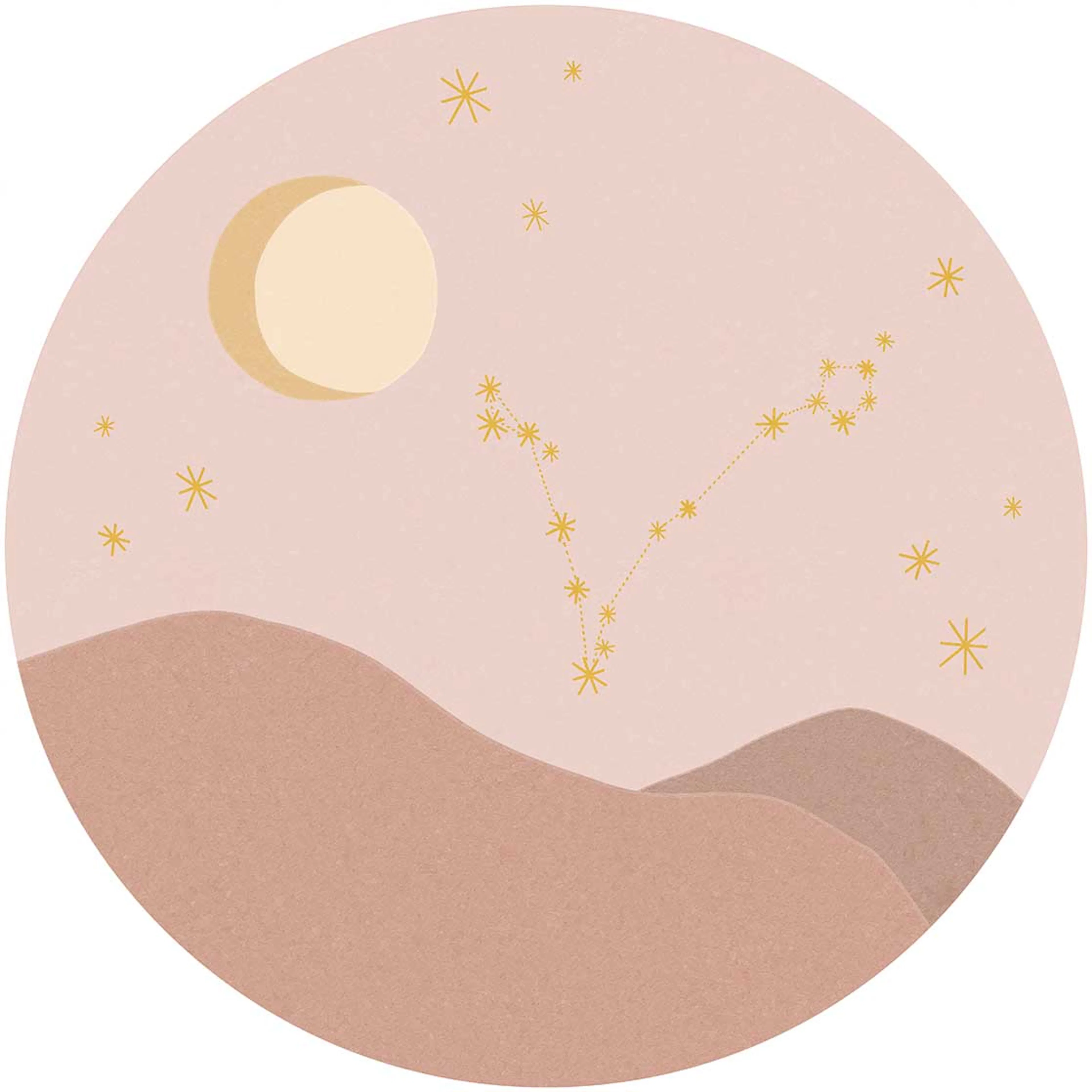 Väggbild Eijffinger Explore Pisces Rose 323117