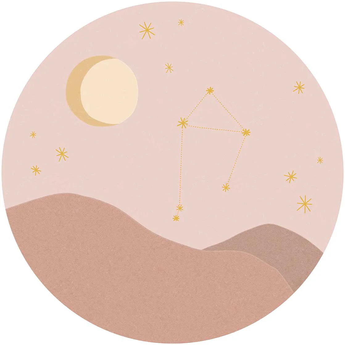 Väggbild Eijffinger Explore Libra Rose 323138