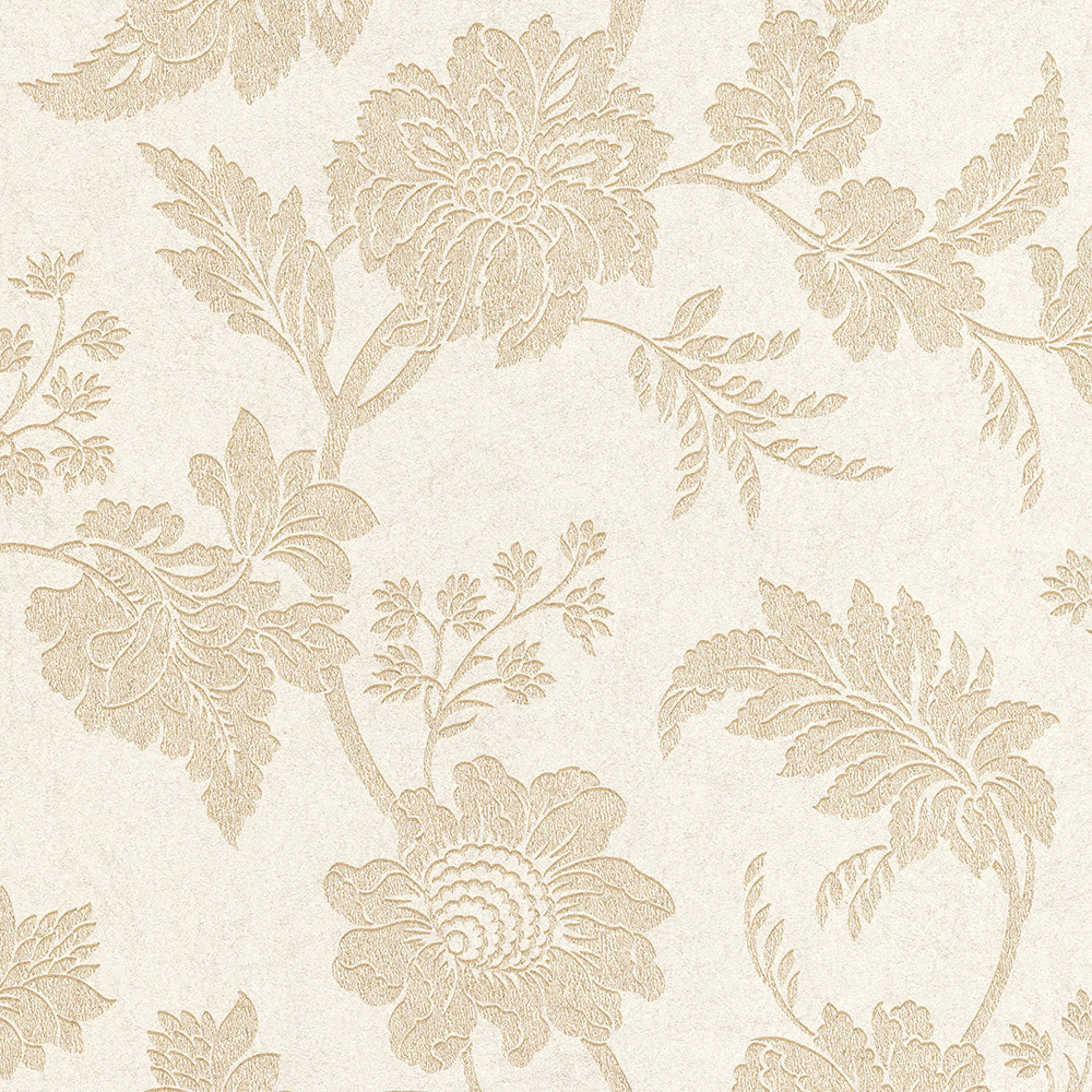 Tapet Boutique Klassiska Blommor Metallic 33-335