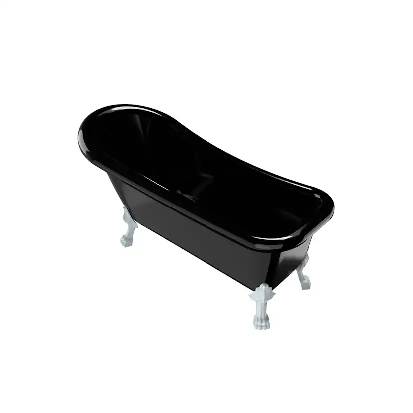 Badkar Noro Old England 1530 mm Svart