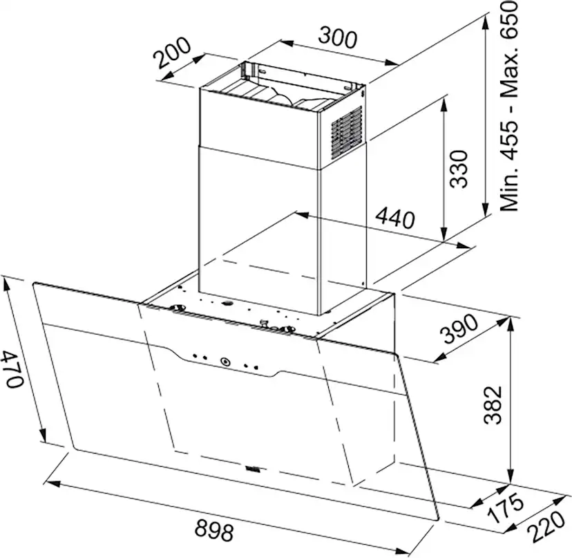 Köksfläkt Franke FAVD A90