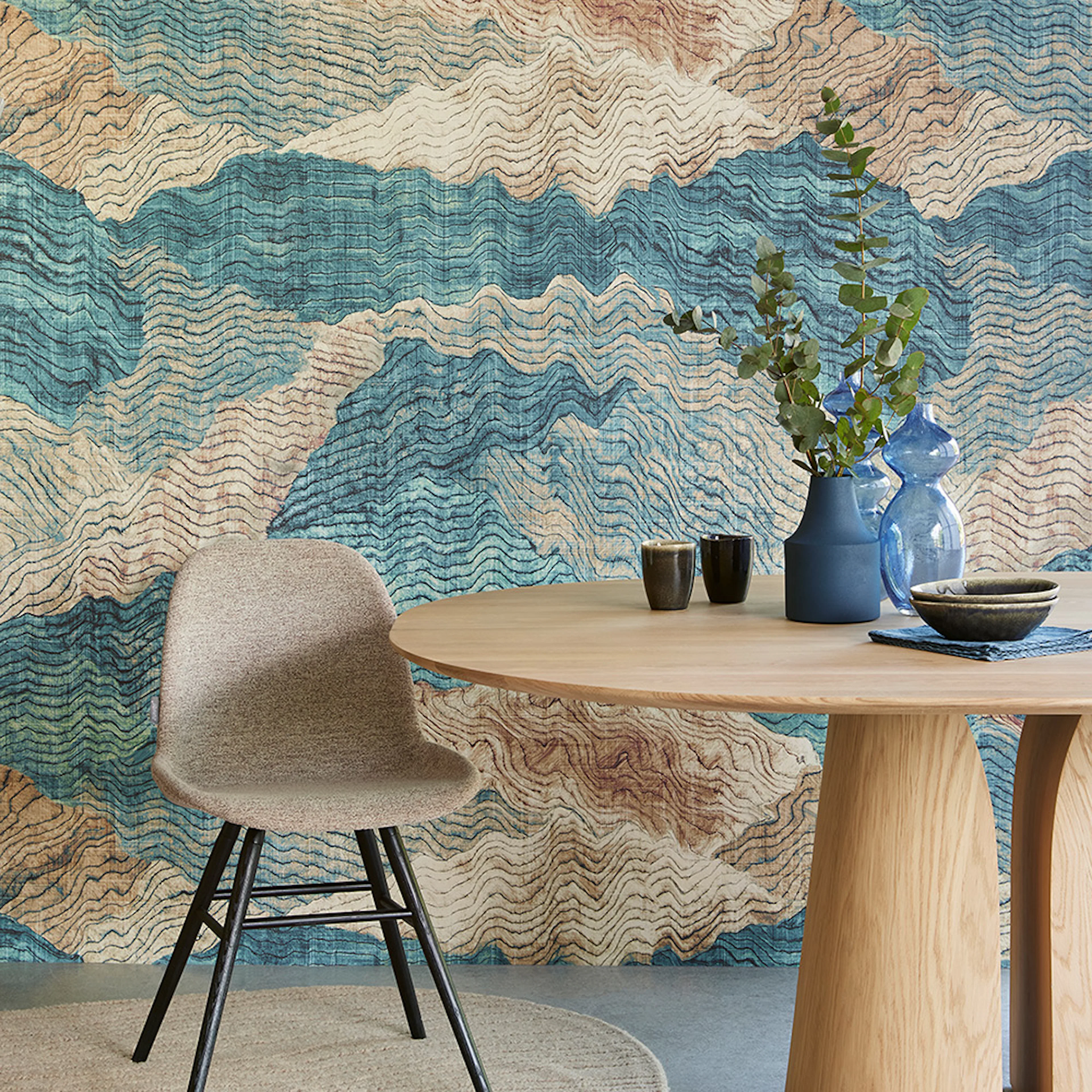 Väggbild Eijffinger Festival Stormy Waves 333560