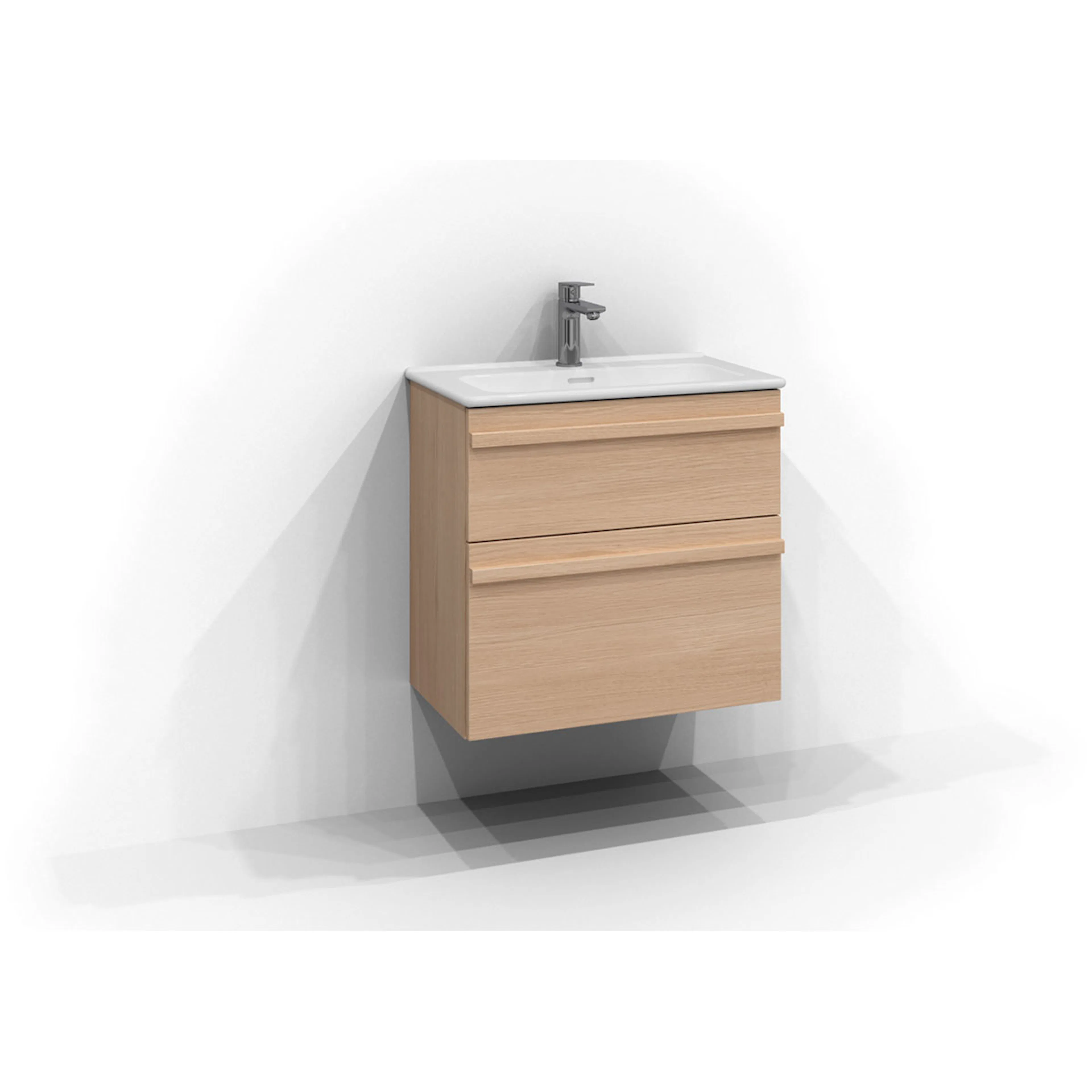 Tvättställsskåp Svedbergs Poem List 350 med 2 Lådor