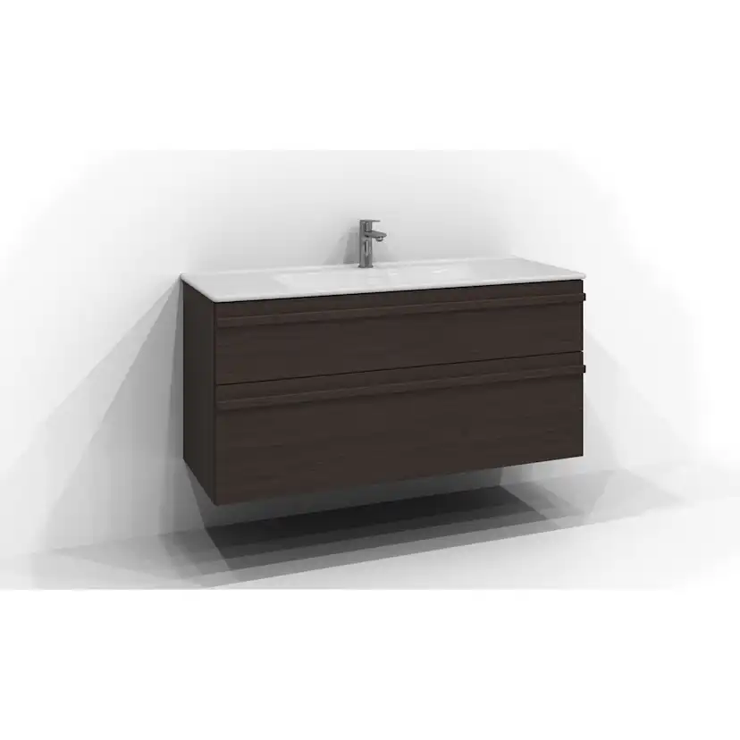 Tvättställsskåp Svedbergs Poem List Dubbel med 2 Lådor