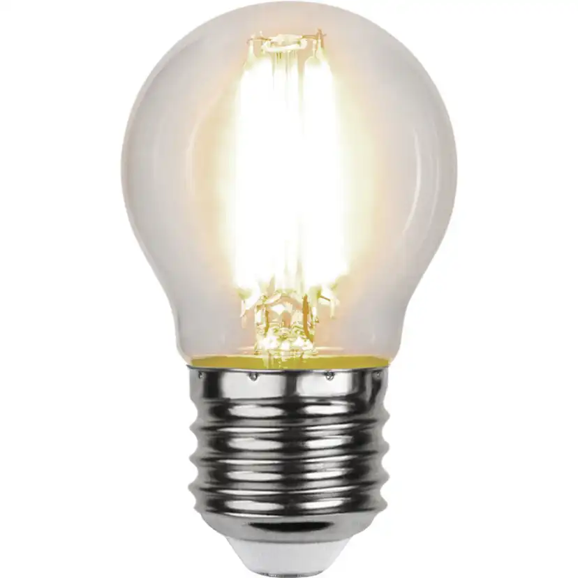 LED-lampa Star Trading E27 G45 Clear 3-step memory