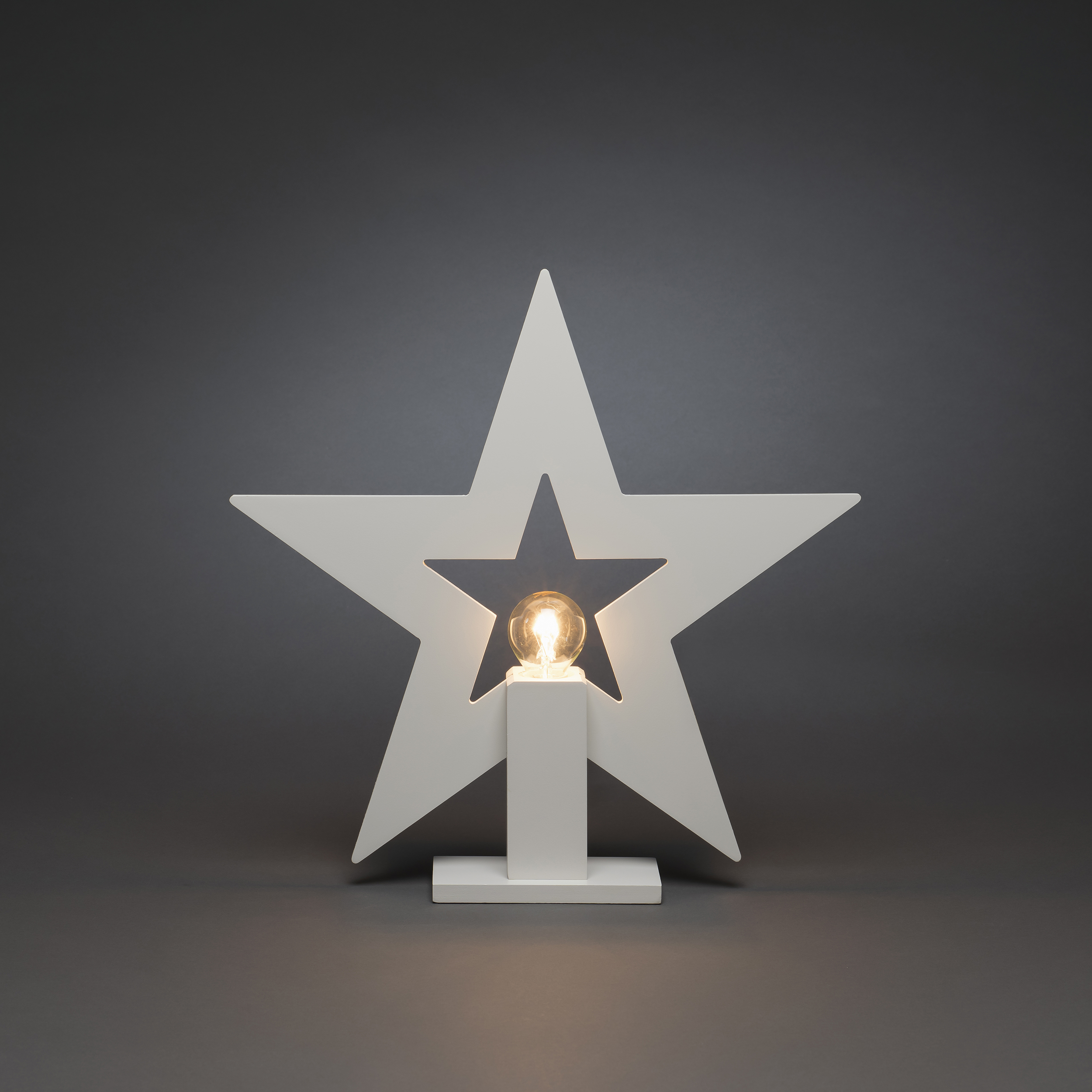 Adventsstjärna Gnosjö Konstsmide Stående Trä E14