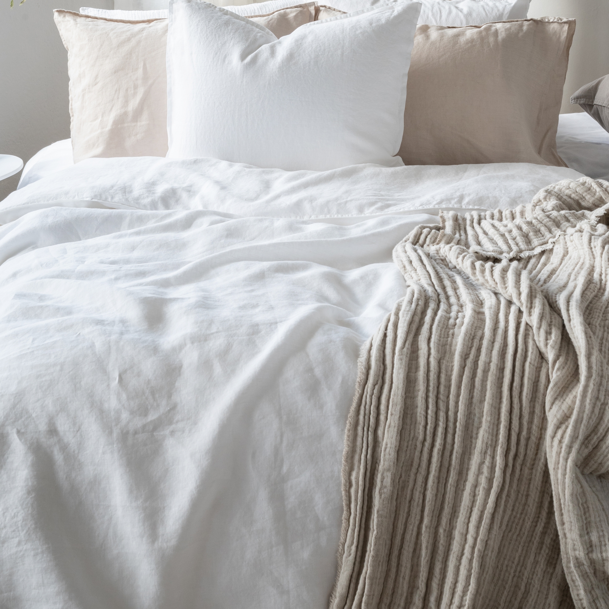 Påslakanset Borganäs of Sweden Linne Dubbelsäng