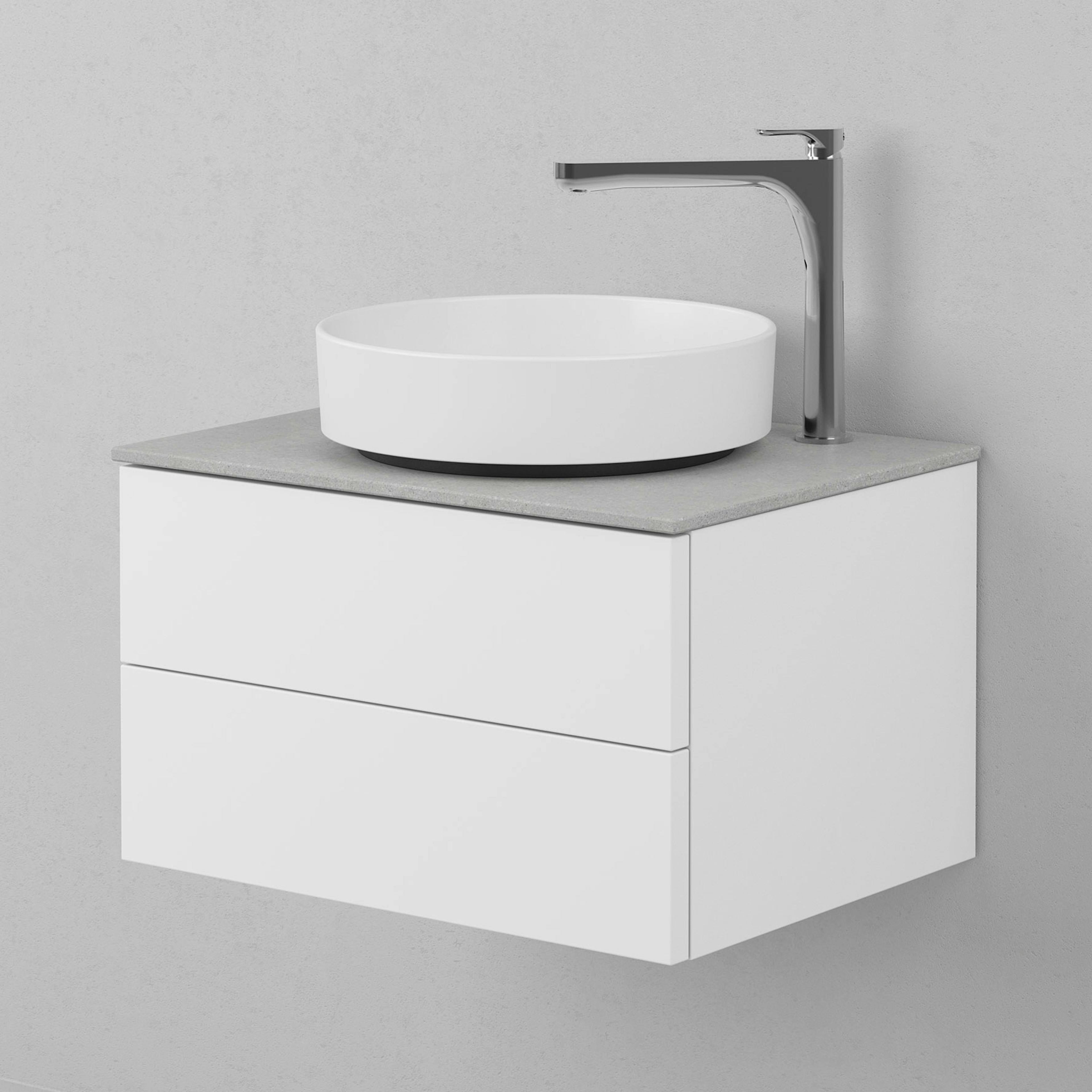 Tvättställsskåp INR Air Solid med 2 Lådor