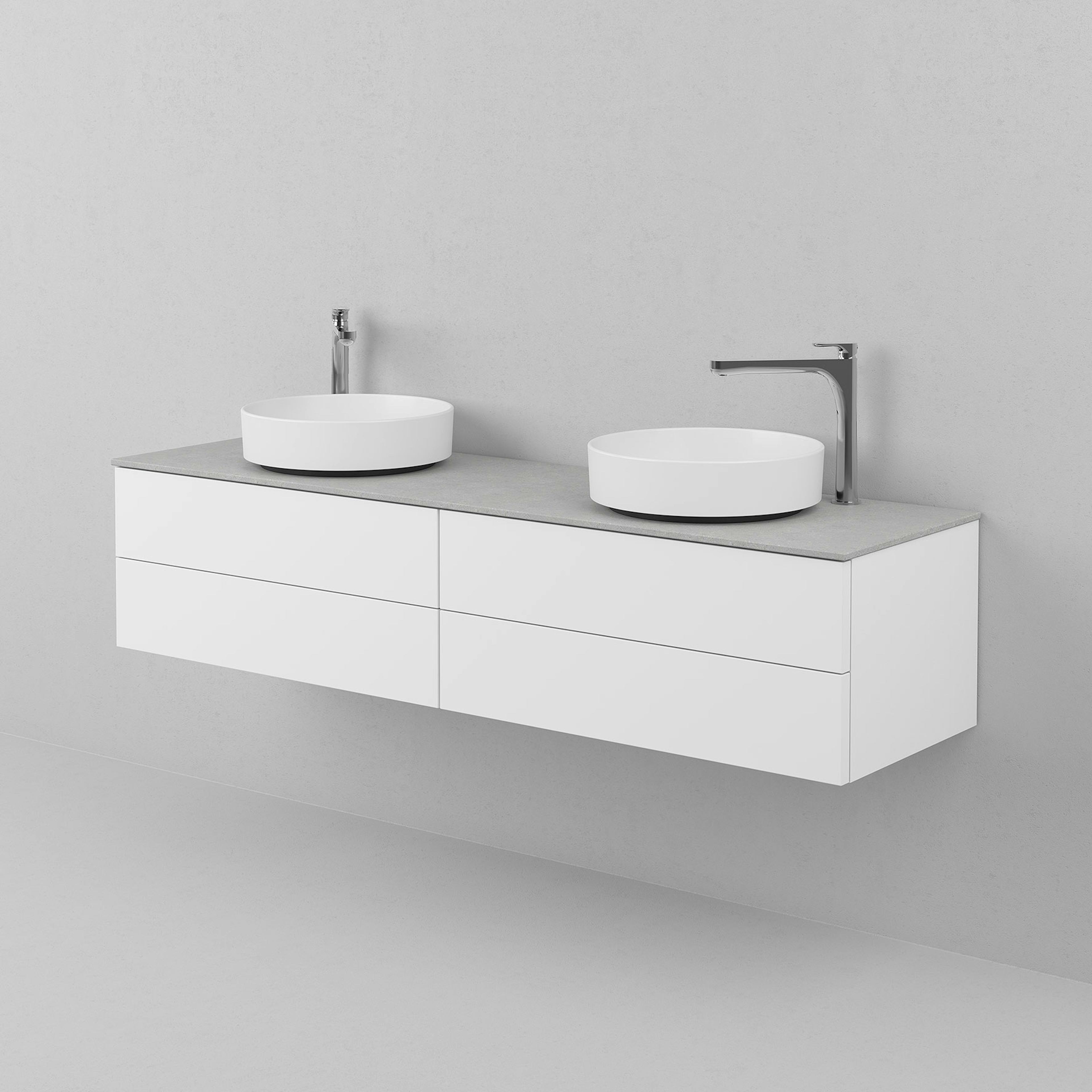 Tvättställsskåp INR Air Solid 1600 Dubbel