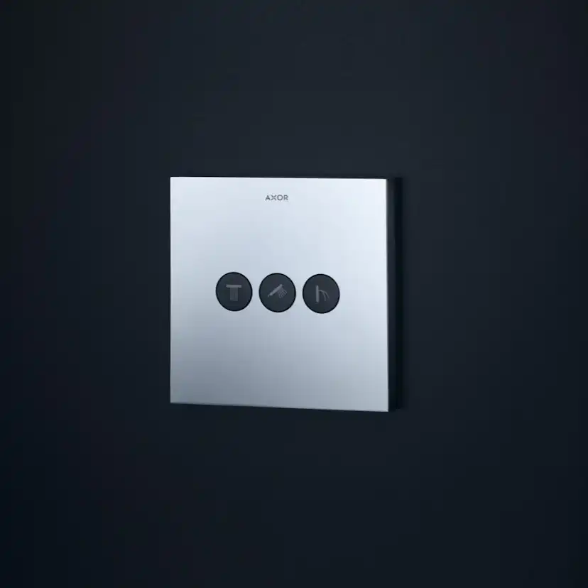Inbyggnadsblandare Axor ShowerSelect Square 3-utlopp