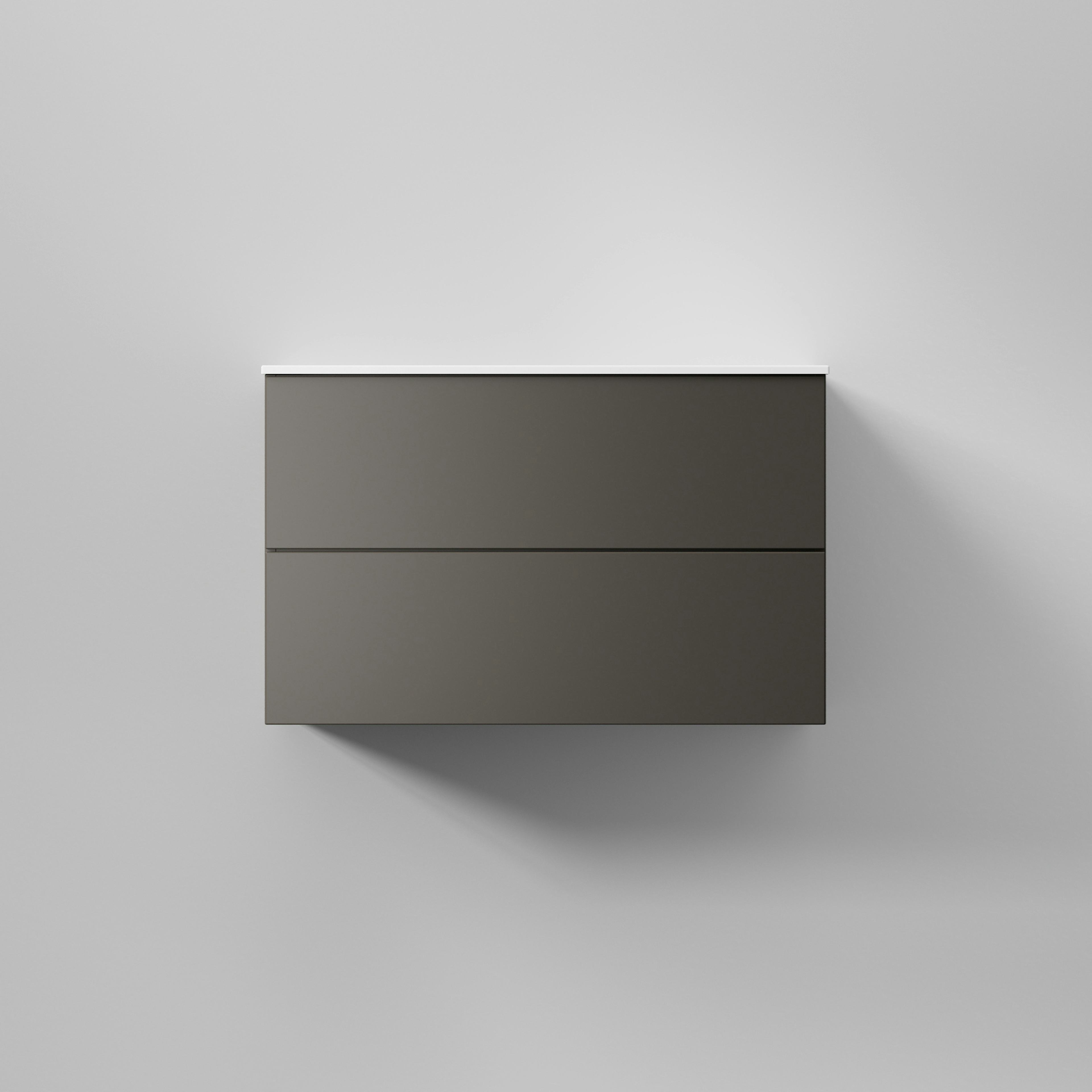 Tvättställsskåp INR Core Solid med 2 Lådor