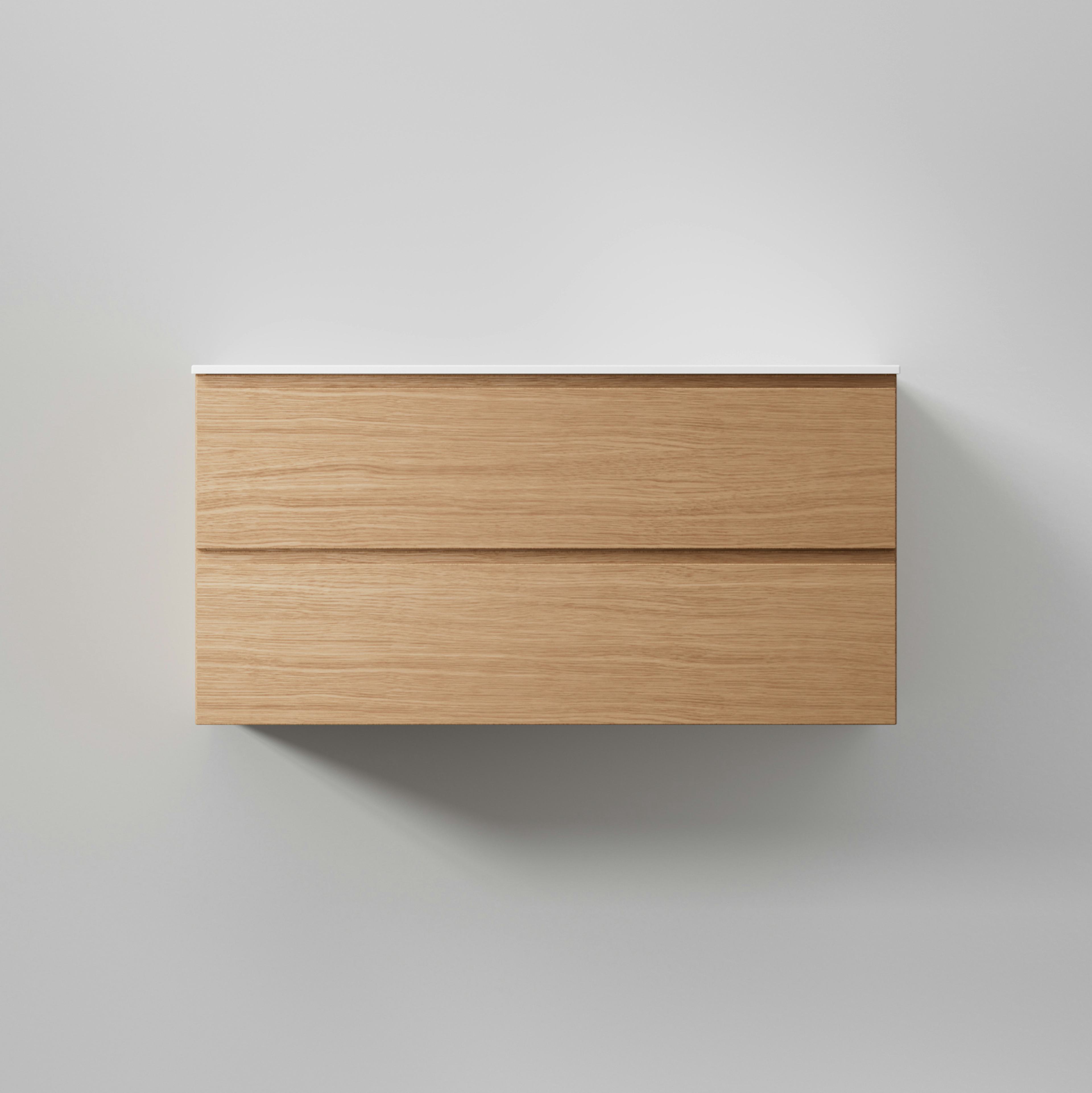 Tvättställsskåp INR Core Grip med 2 Lådor