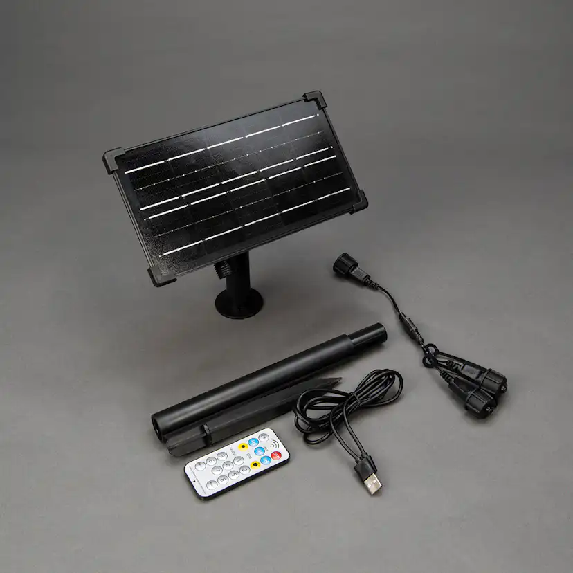 Solpanel Gnosjö Konstsmide Uppladdningsbar M