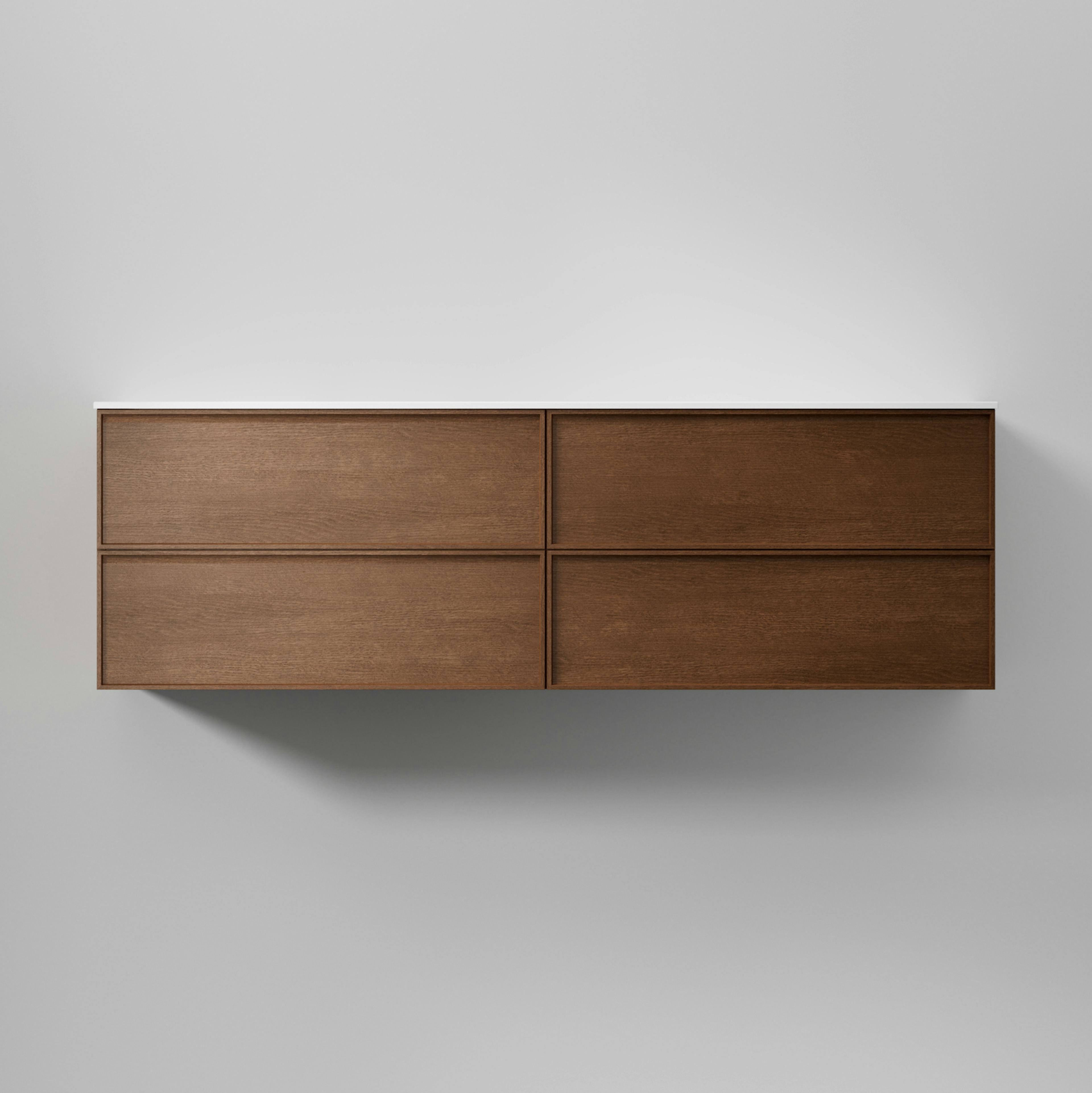 Tvättställsskåp INR Core Sense med 4 Lådor