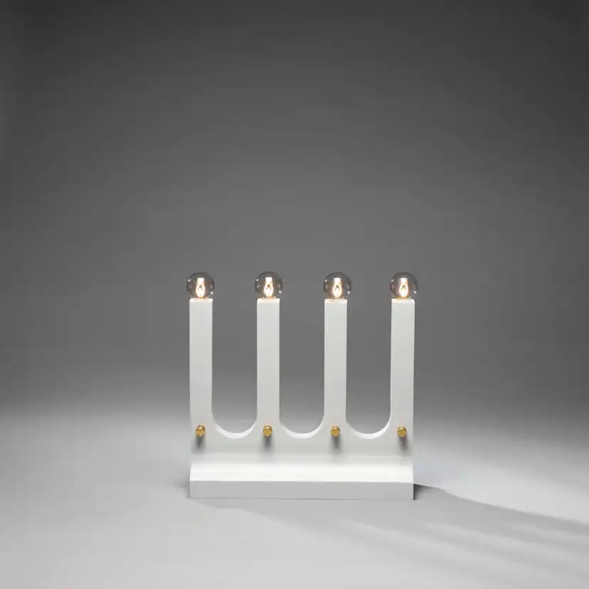 Adventsljusstake Gnosjö Konstsmide 3918 4 Ljus Trä