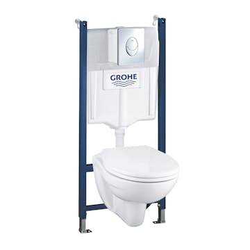 Vägghängd Toalettstol Grohe Solido SL Set 4in1 Komplett