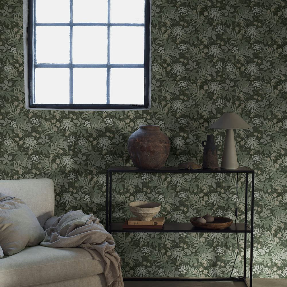 Tapet Boråstapeter Essens 3950 EasyUp, Mönstrad Grön