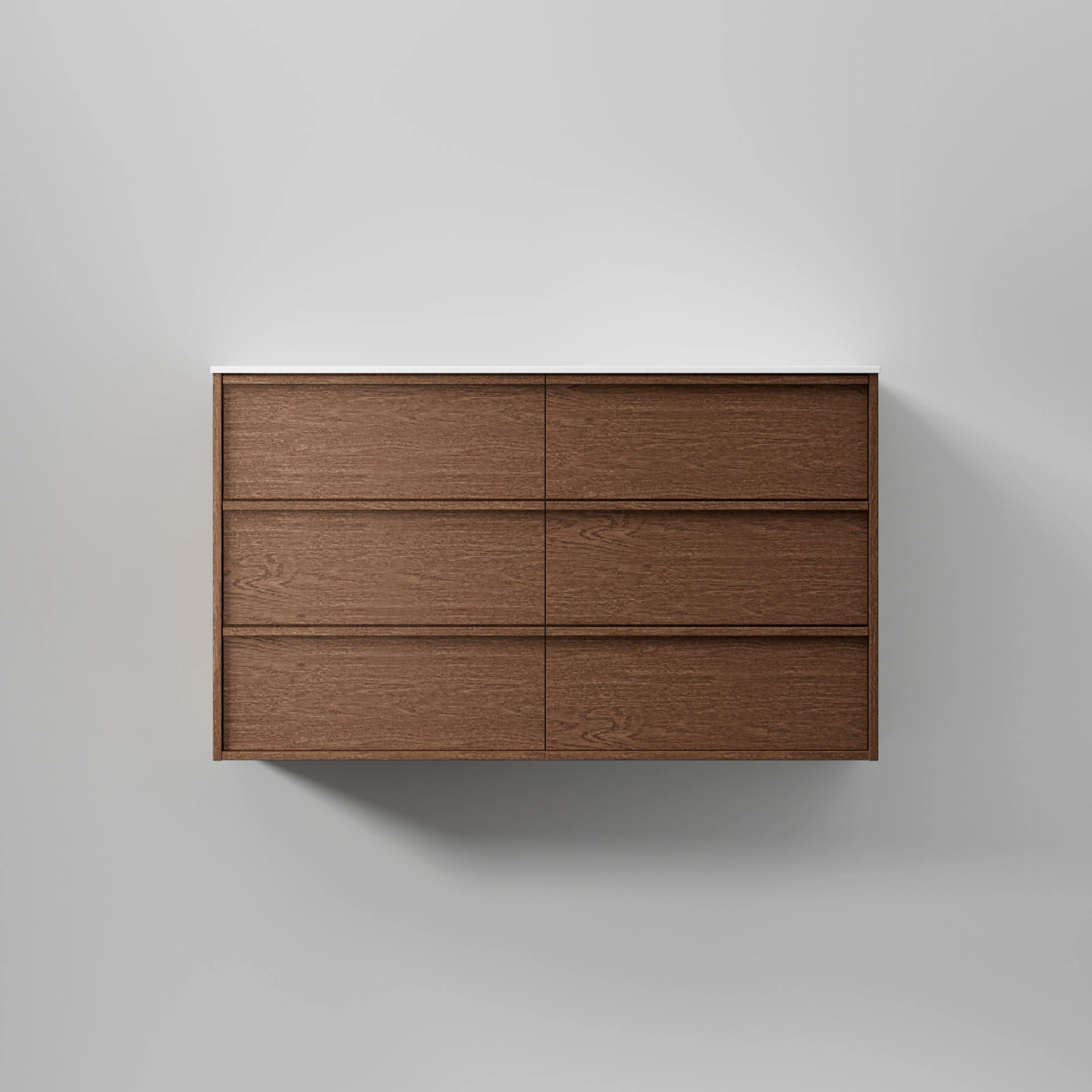 Tvättställsskåp INR Terra Carve Dubbel med 6 Lådor