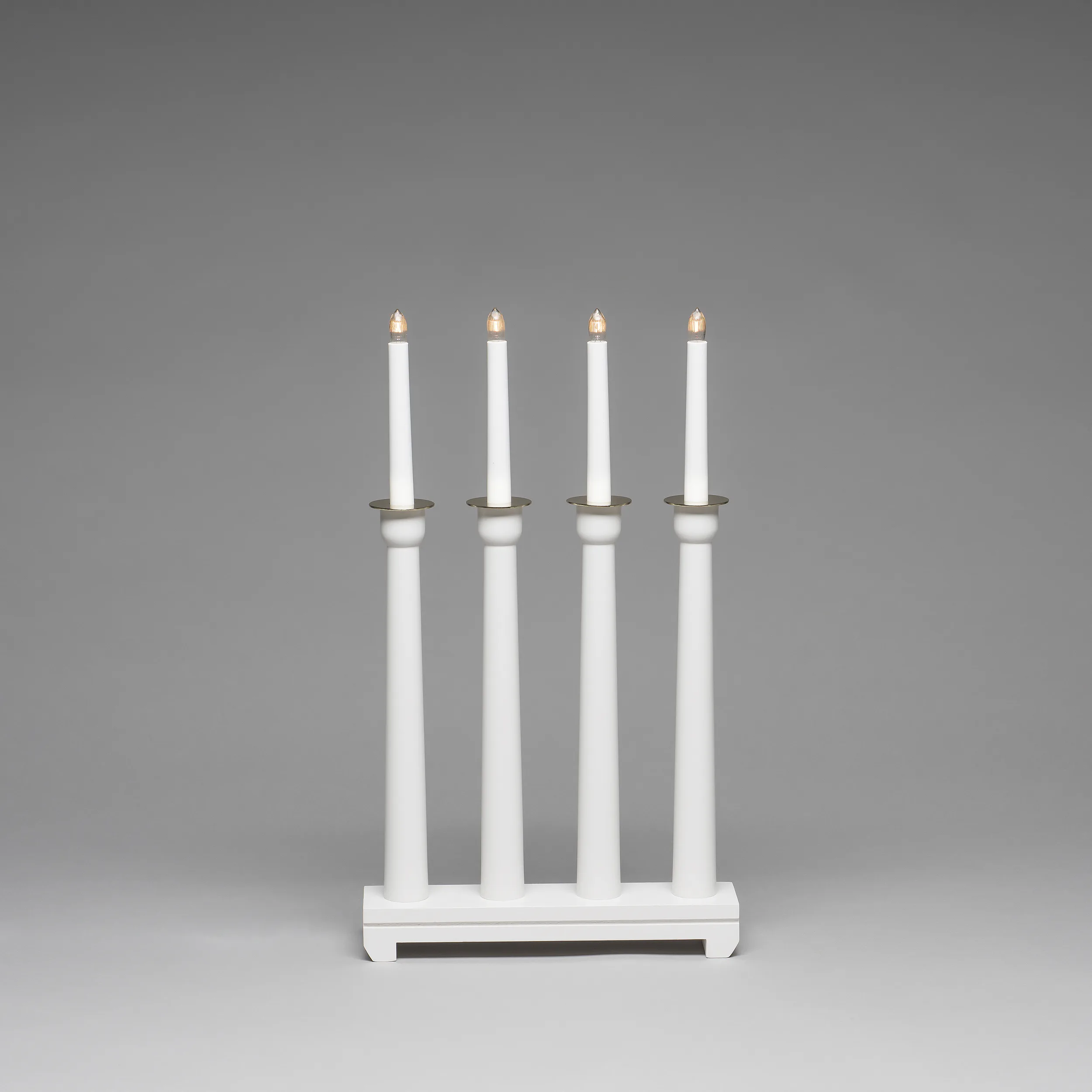 Adventsljusstake Gnosjö Konstsmide 4L Trä Klassisk