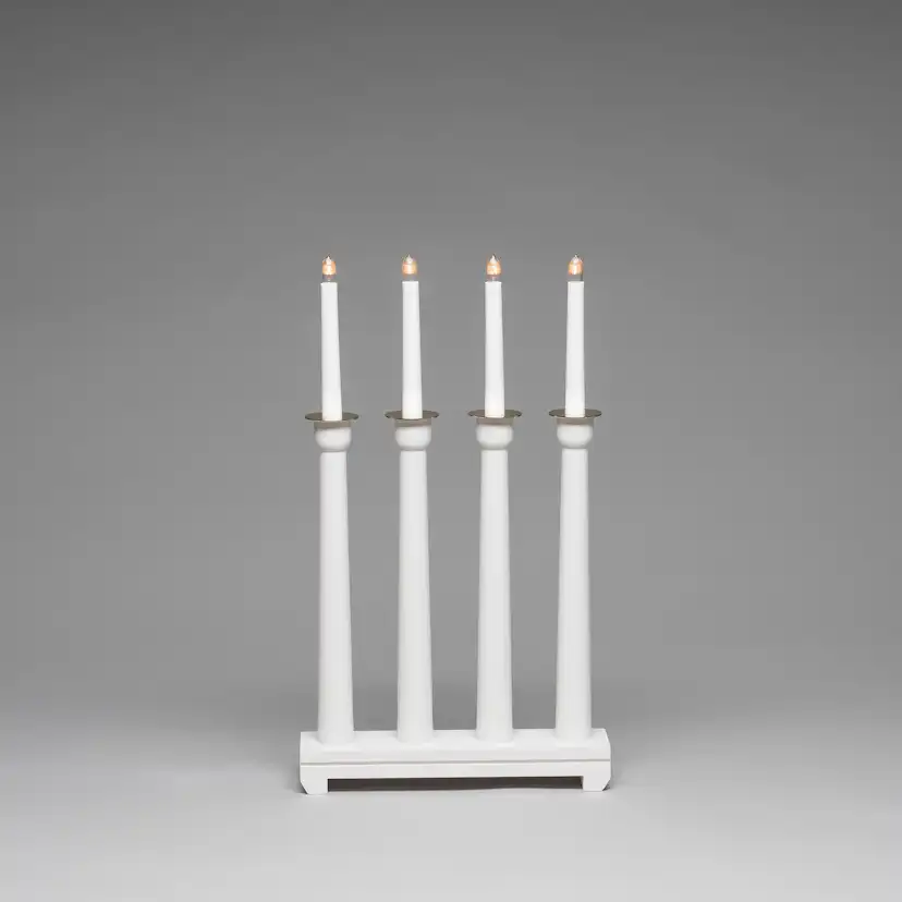 Adventsljusstake Gnosjö Konstsmide 4L Trä Klassisk