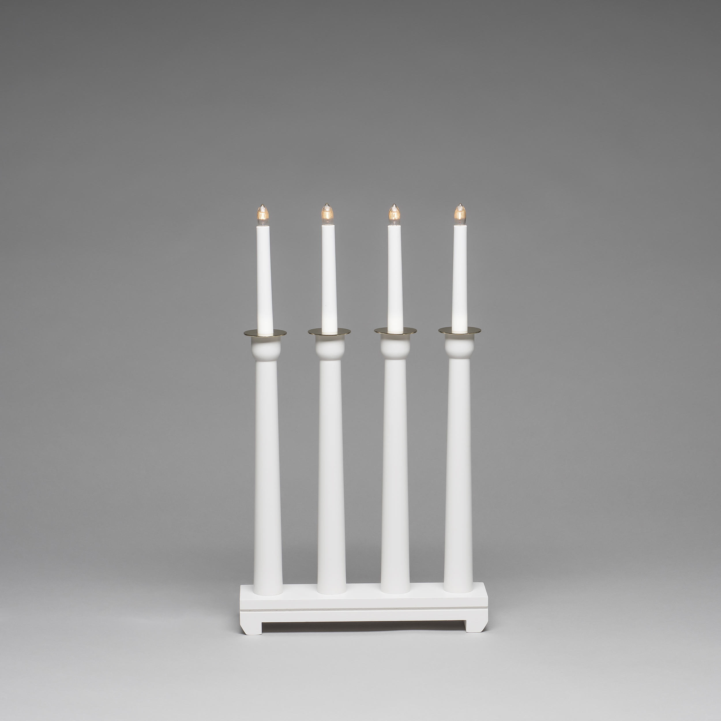 Adventsljusstake Gnosjö Konstsmide 4L Trä Klassisk