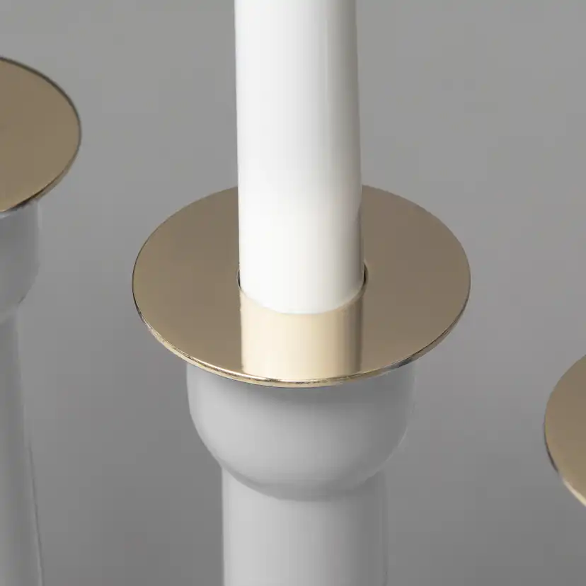 Adventsljusstake Gnosjö Konstsmide 4L Trä Klassisk