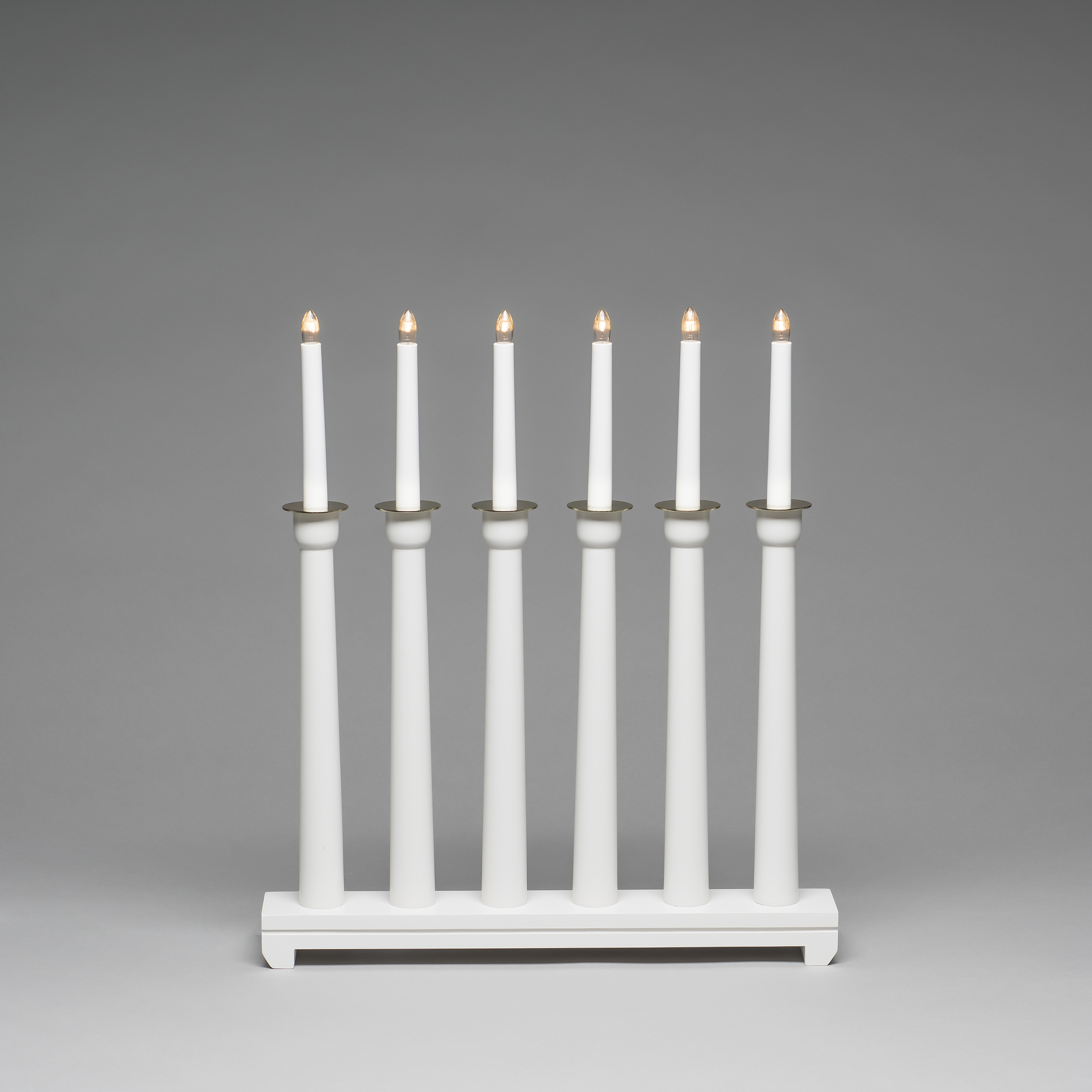 Adventsljusstake Gnosjö Konstsmide 6L Trä