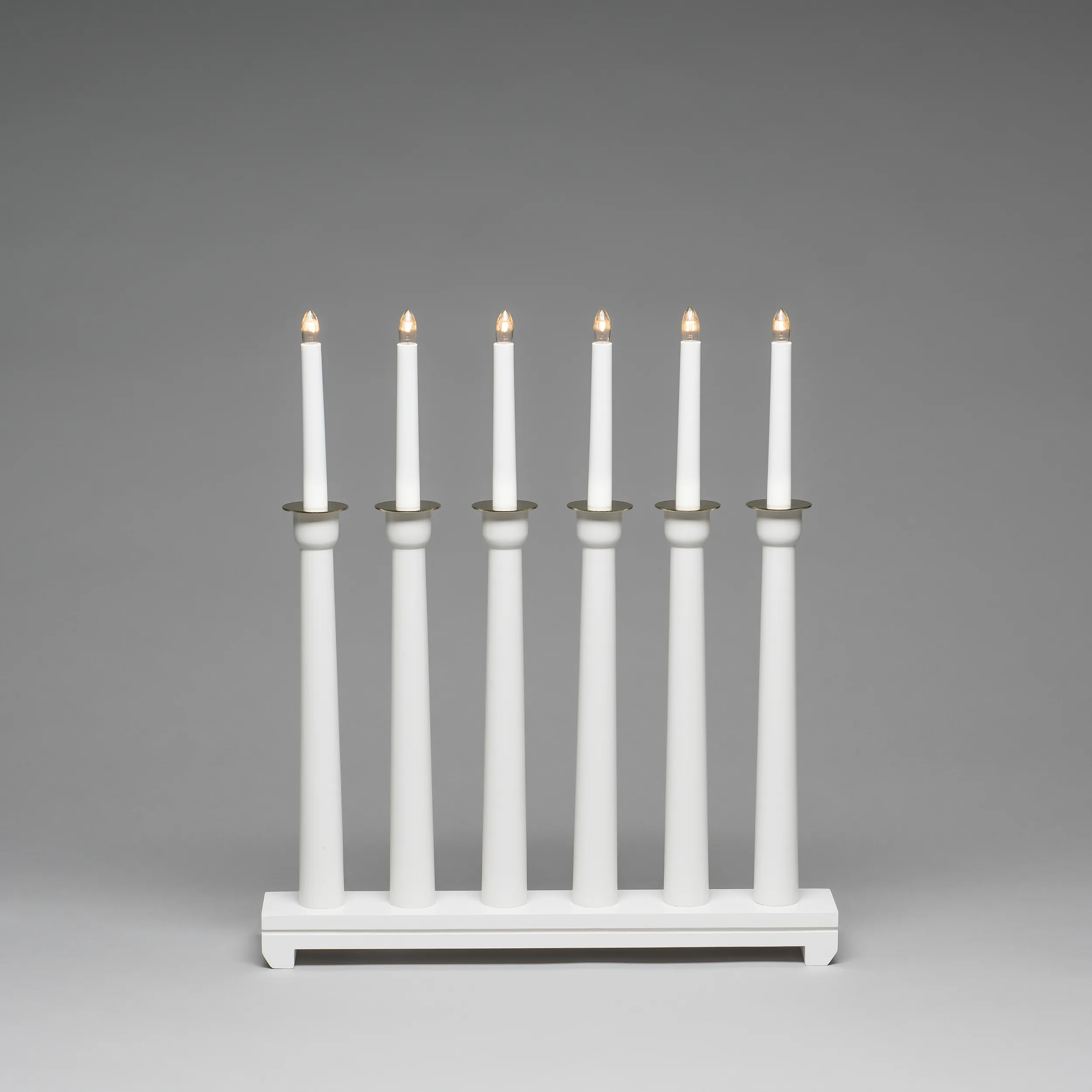 Adventsljusstake Gnosjö Konstsmide 6L Trä