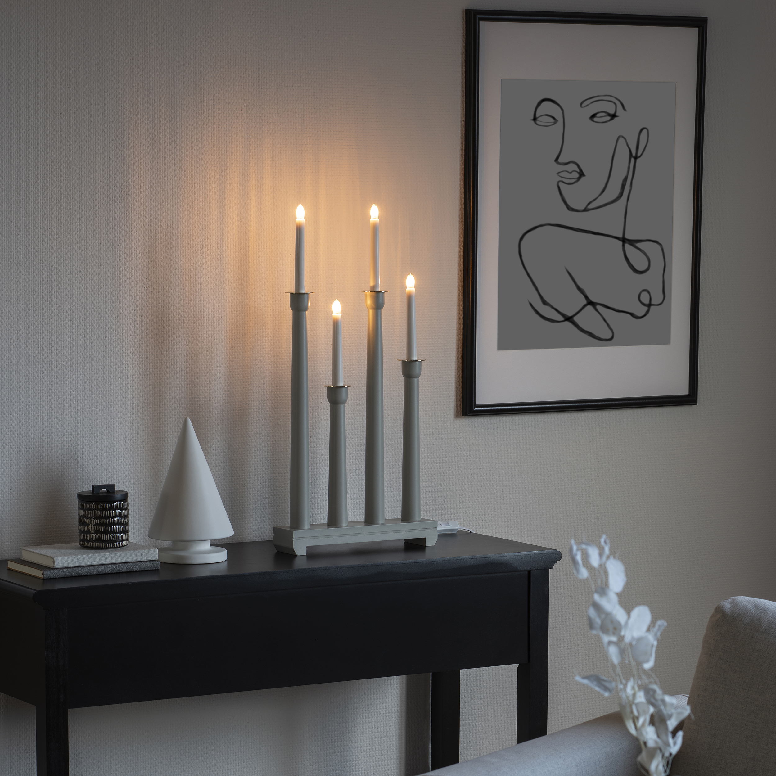 Adventsljusstake Gnosjö Konstsmide 4L