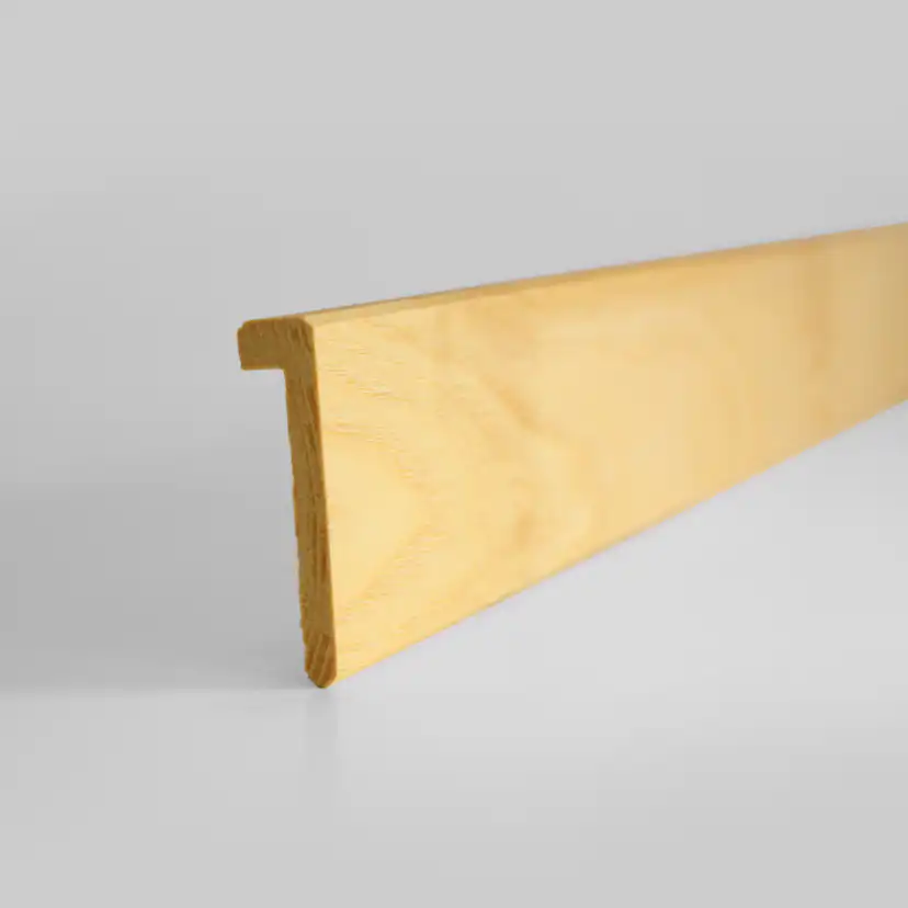 Trapprenovering Herrljunga Ledstångsfabrik Obehandlad Ask Bakkantlist