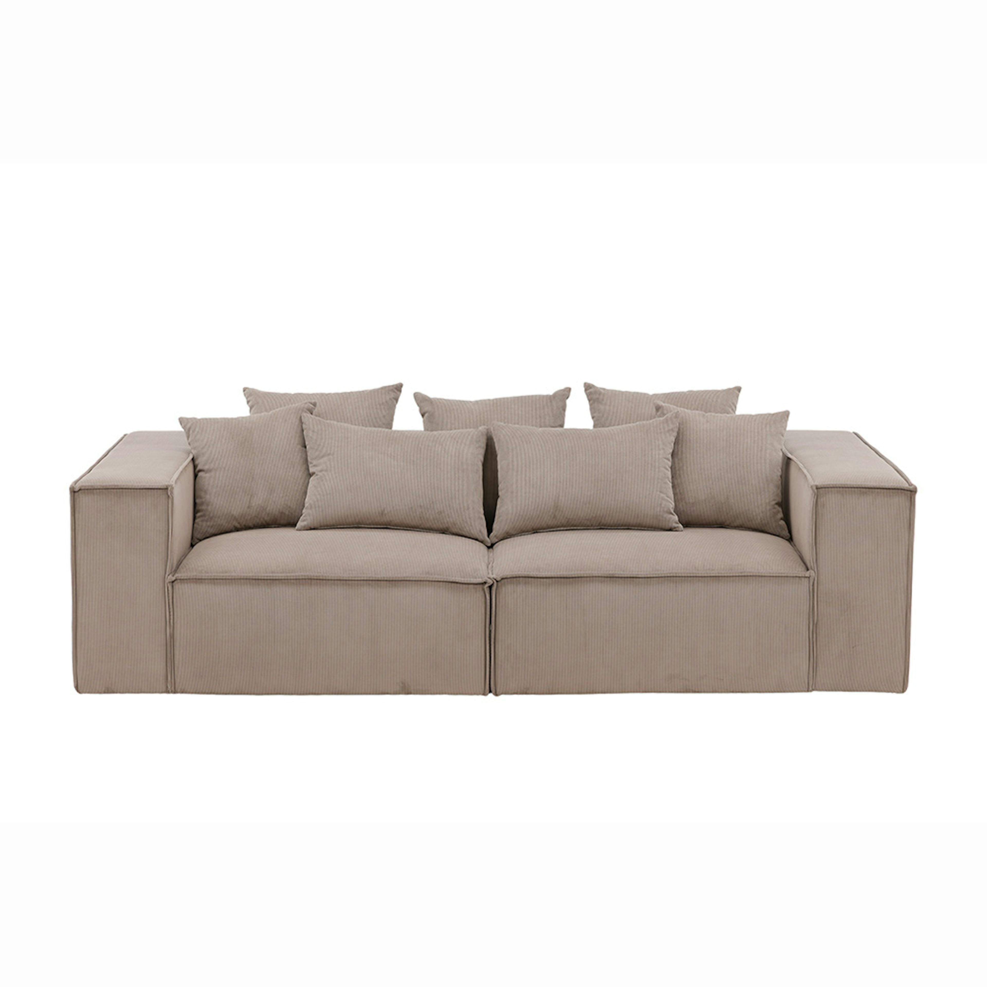 Soffa Vind Gillholmen Manchester Brun 3-Sits