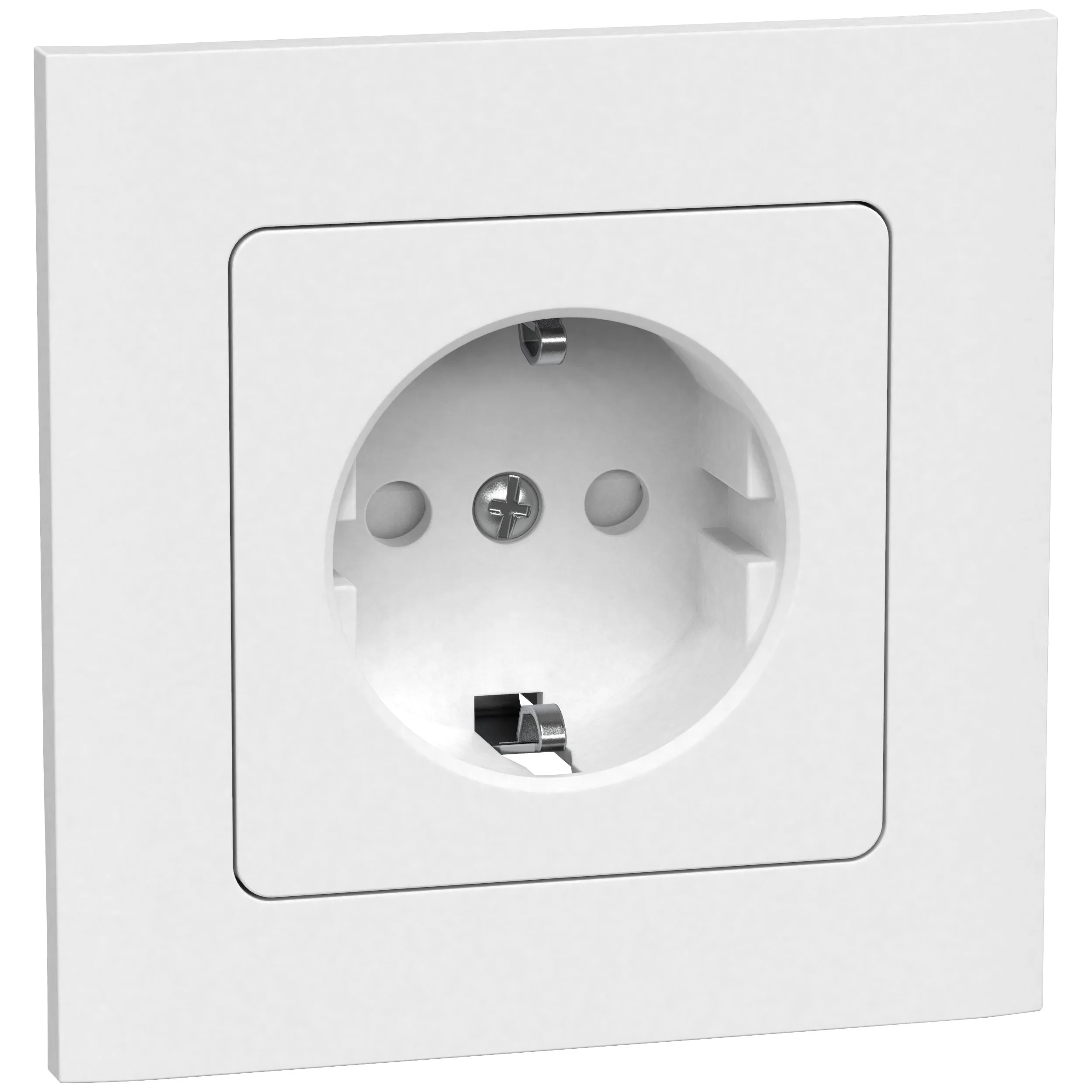 Vägguttag Gelia 1-vägs Infälld Jordat