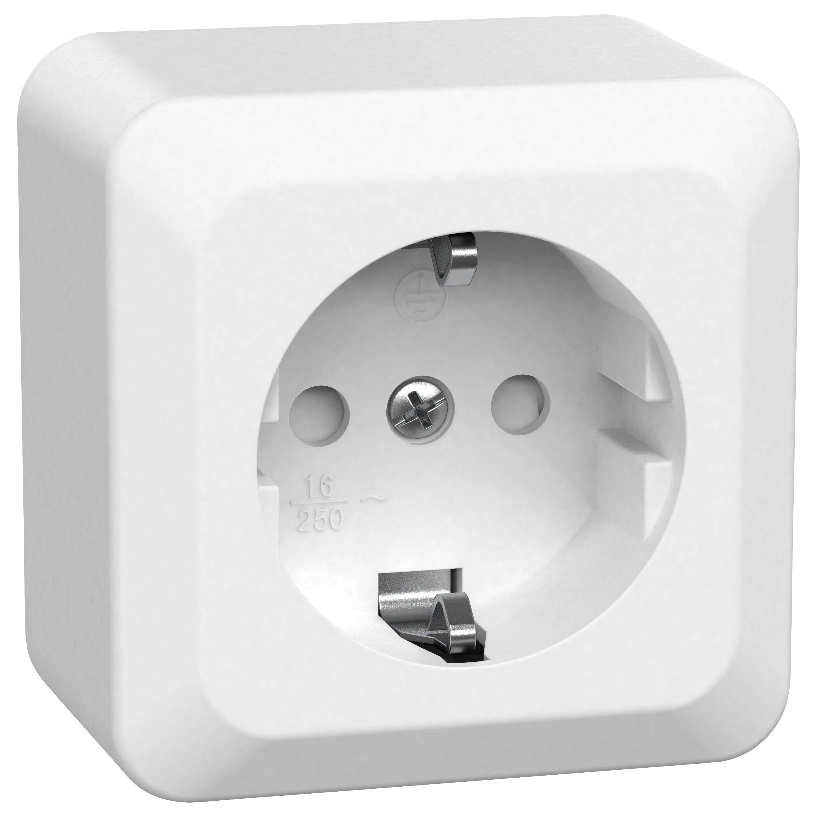 Vägguttag Gelia 1-vägs Jordat