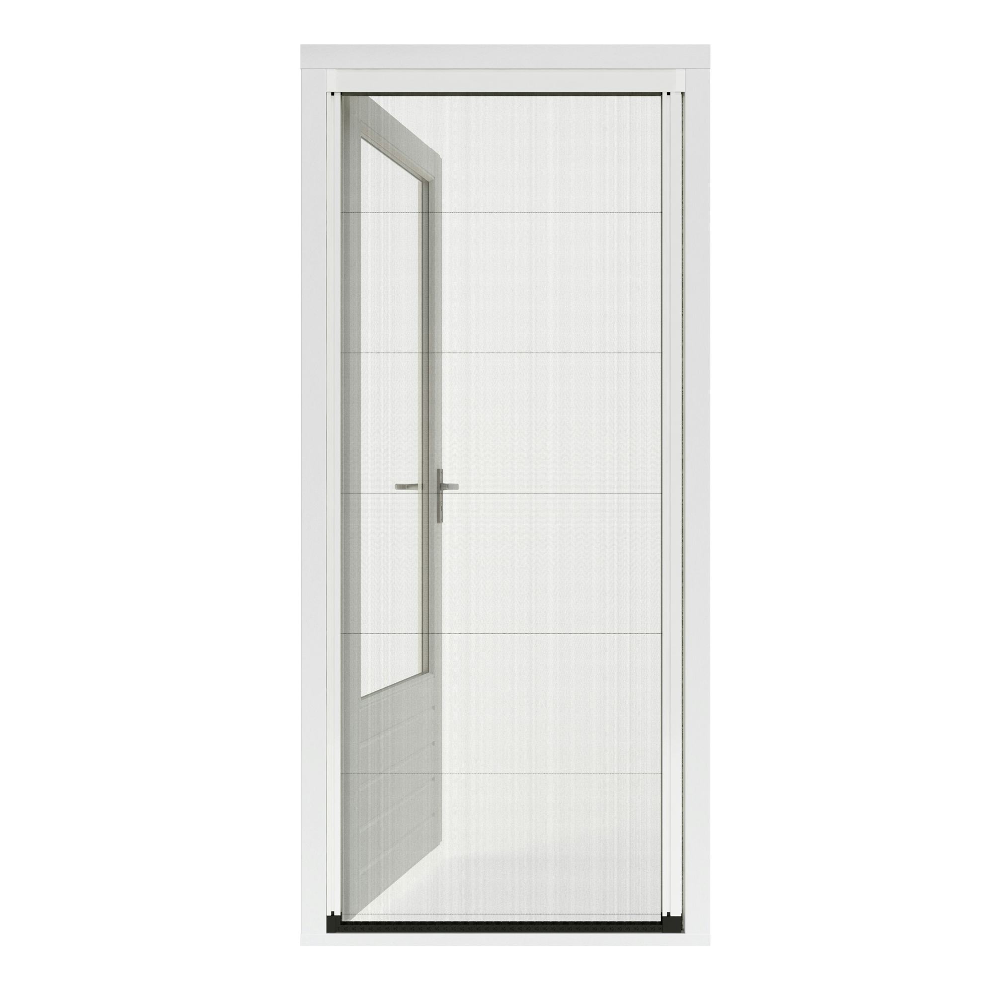 Insektsnät Lundbergs Plisserat Skjutdörr 960X2030-2060 mm Vit