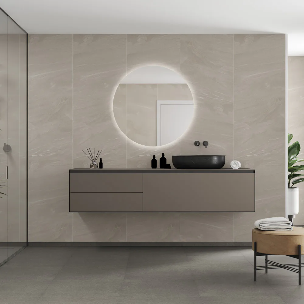 Våtrumsskiva Fibo 4008-M10 Beige Stone 10x620x2400 mm