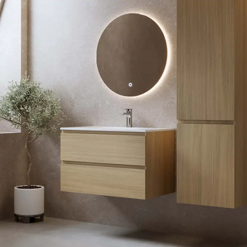 Tvättställsskåp Bathlife Eufori Ljus Ek