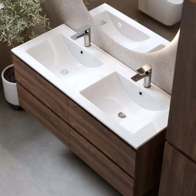 Tvättställsskåp Bathlife Eufori Valnöt