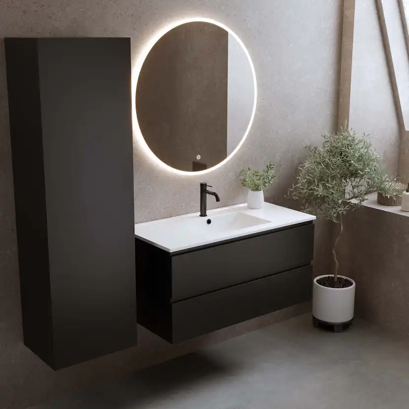 Tvättställsskåp Bathlife Eufori med Tvättställ