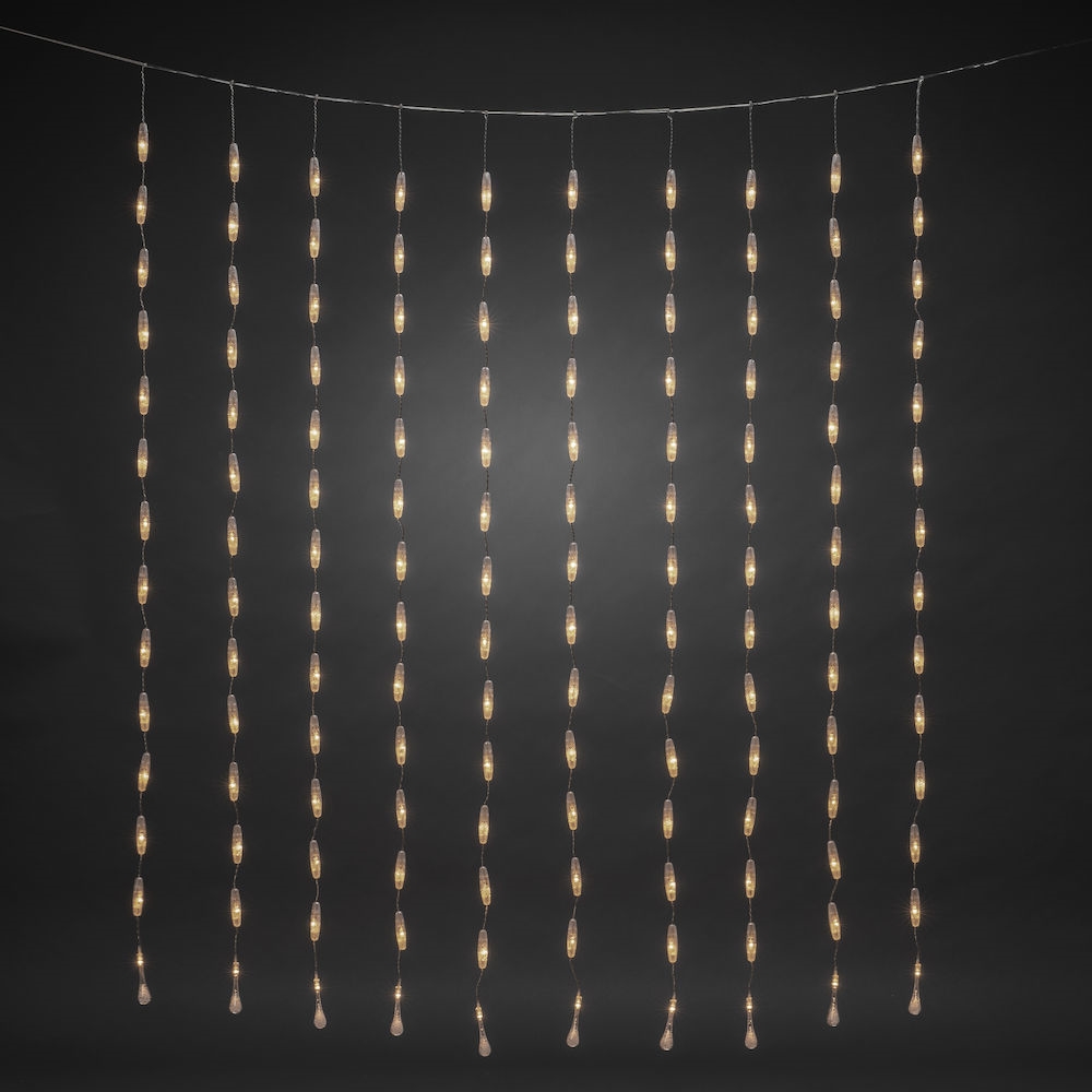 Gardinslinga Gnosjö Konstsmide med Droppar