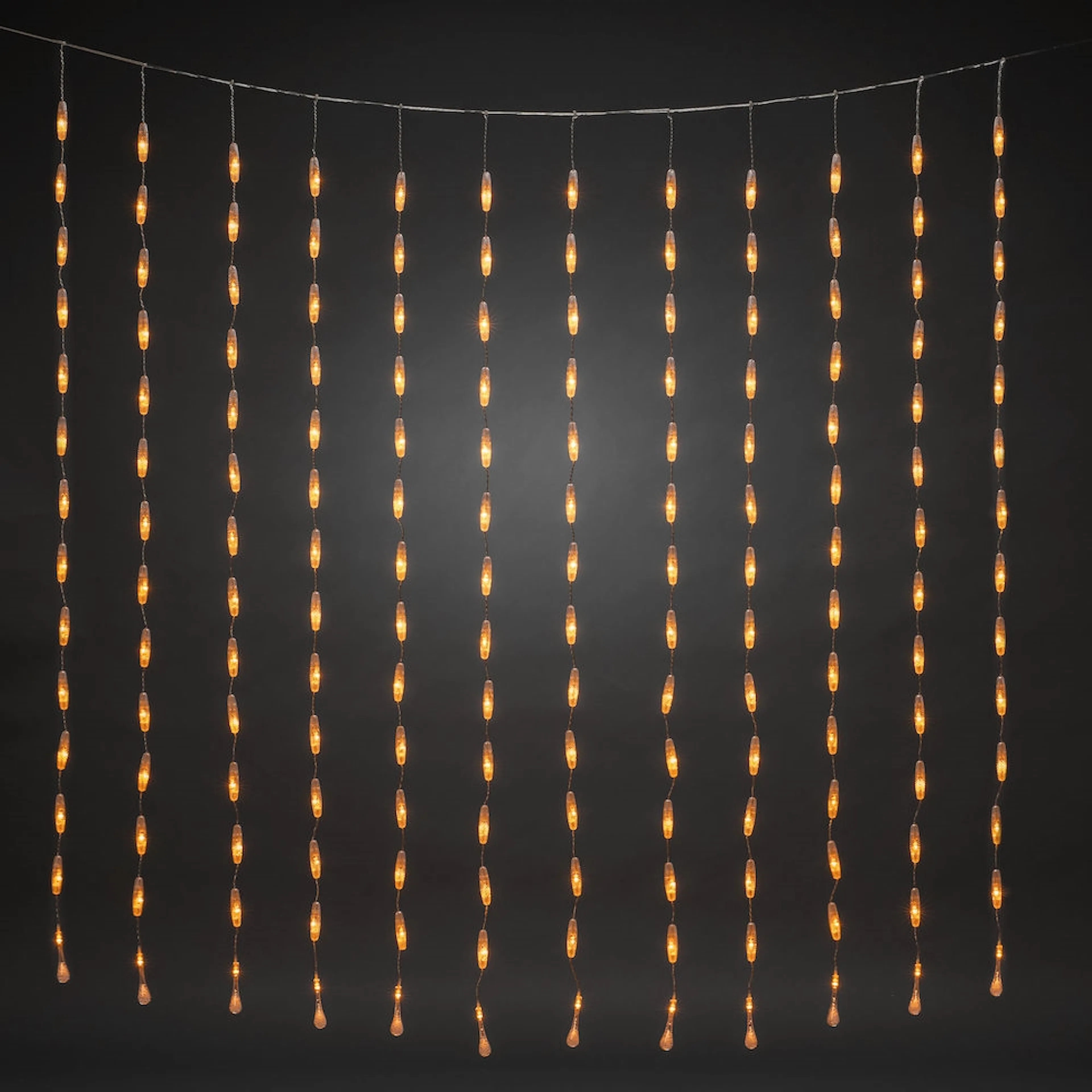 Gardinslinga Gnosjö Konstsmide med Droppar