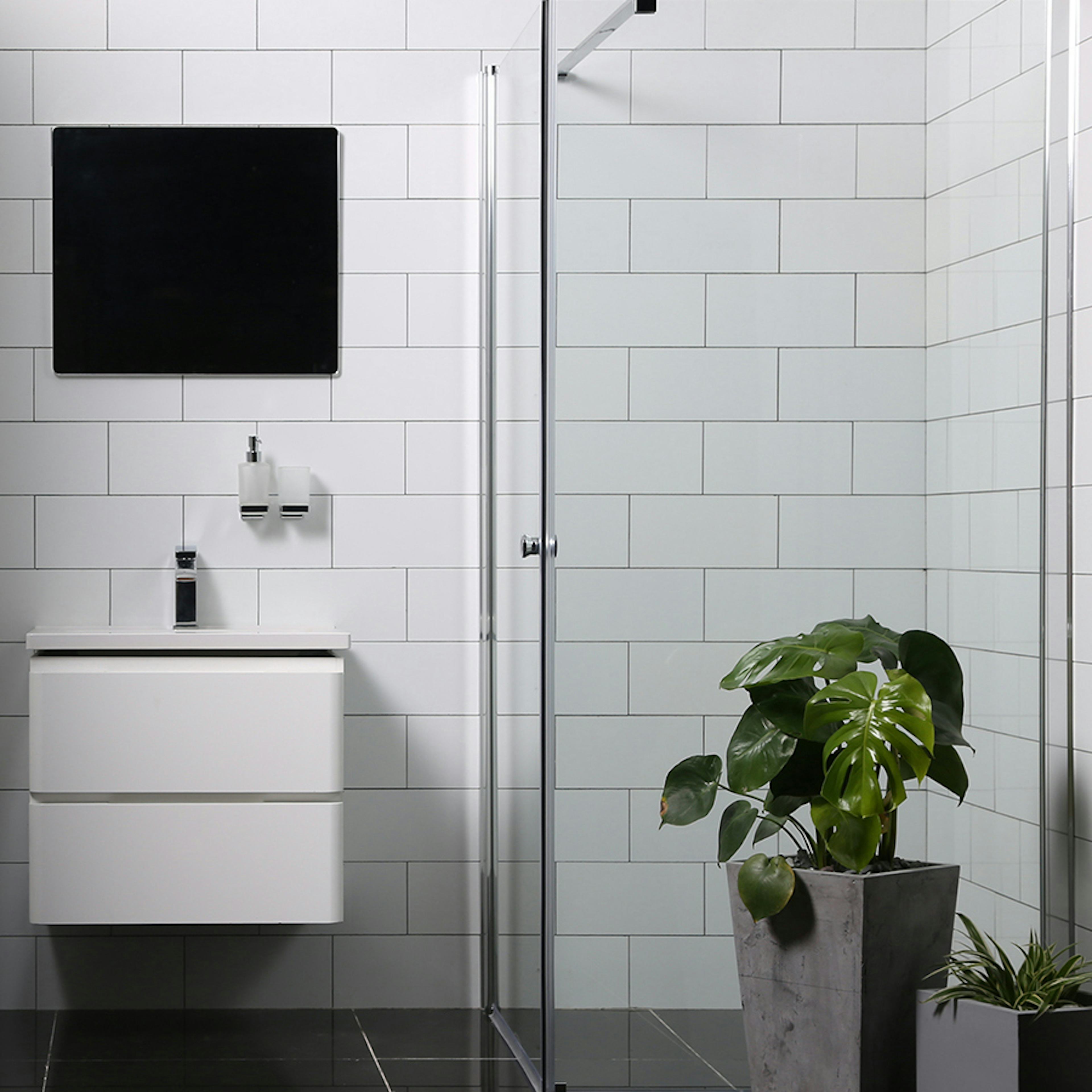 Duschhörn Bathlife Mångsidig Rak Vägg + Rak Dörr