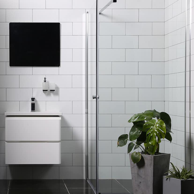 Duschhörn Bathlife Mångsidig Rak Vägg + Rak Dörr