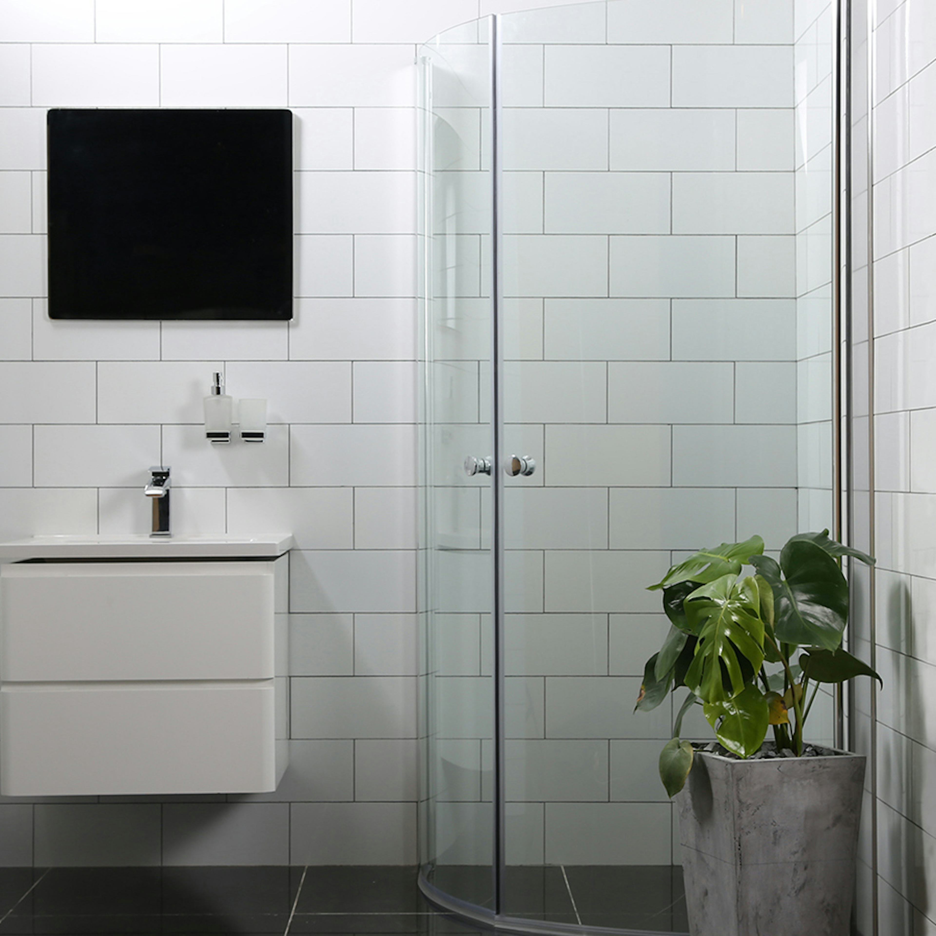 Duschhörn Bathlife Mångsidig Rund Dörr 45° + Rund Dörr 45°