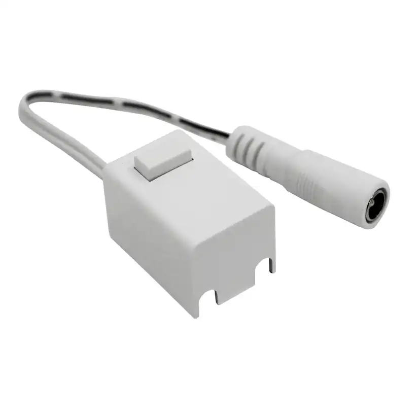 Strömkabel Gelia med Brytare On/Off 150mm för LED-list Fejan