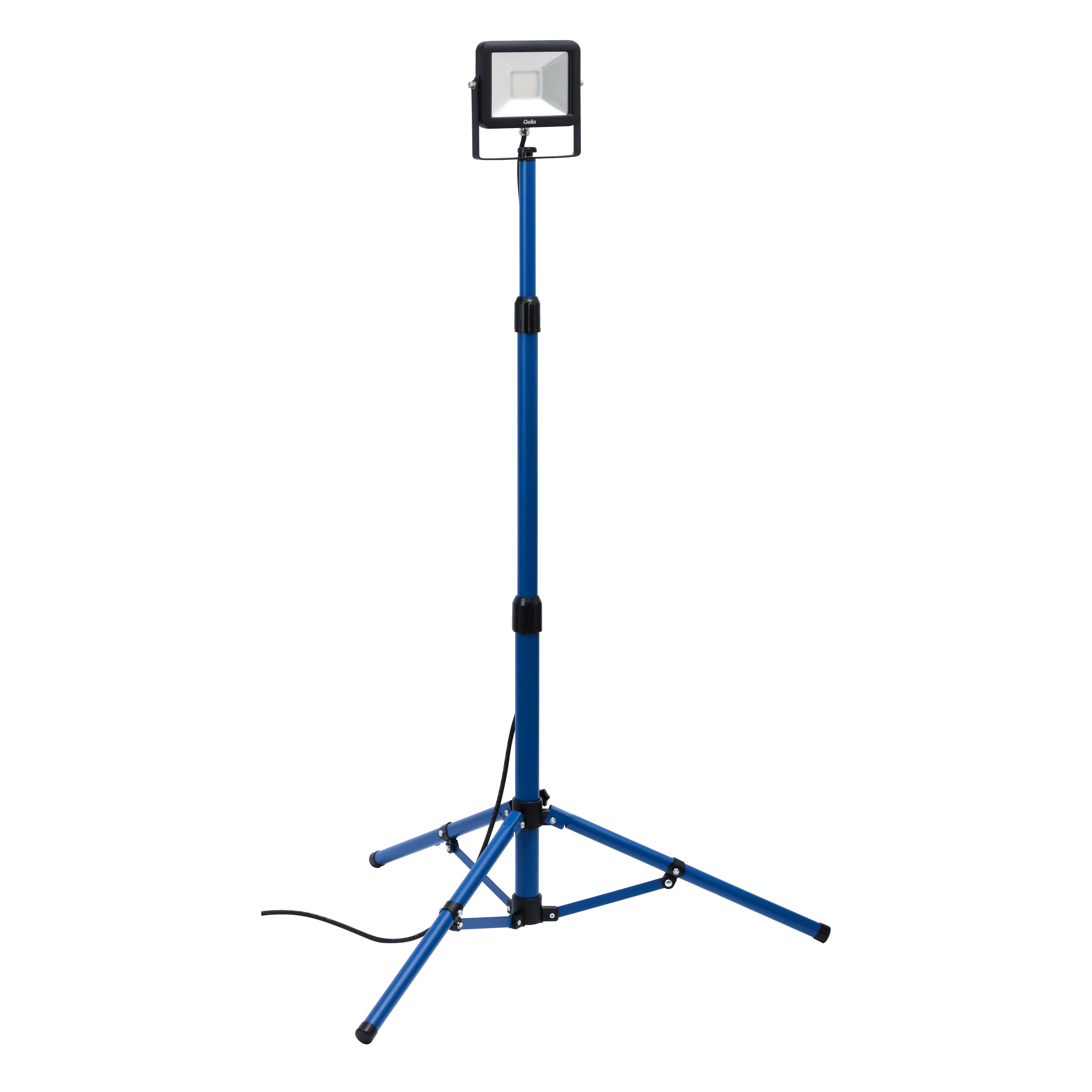 Arbetslampa Gelia LED 1x30 w Ip65 6500k Teleskopstativ 2 m Kabel