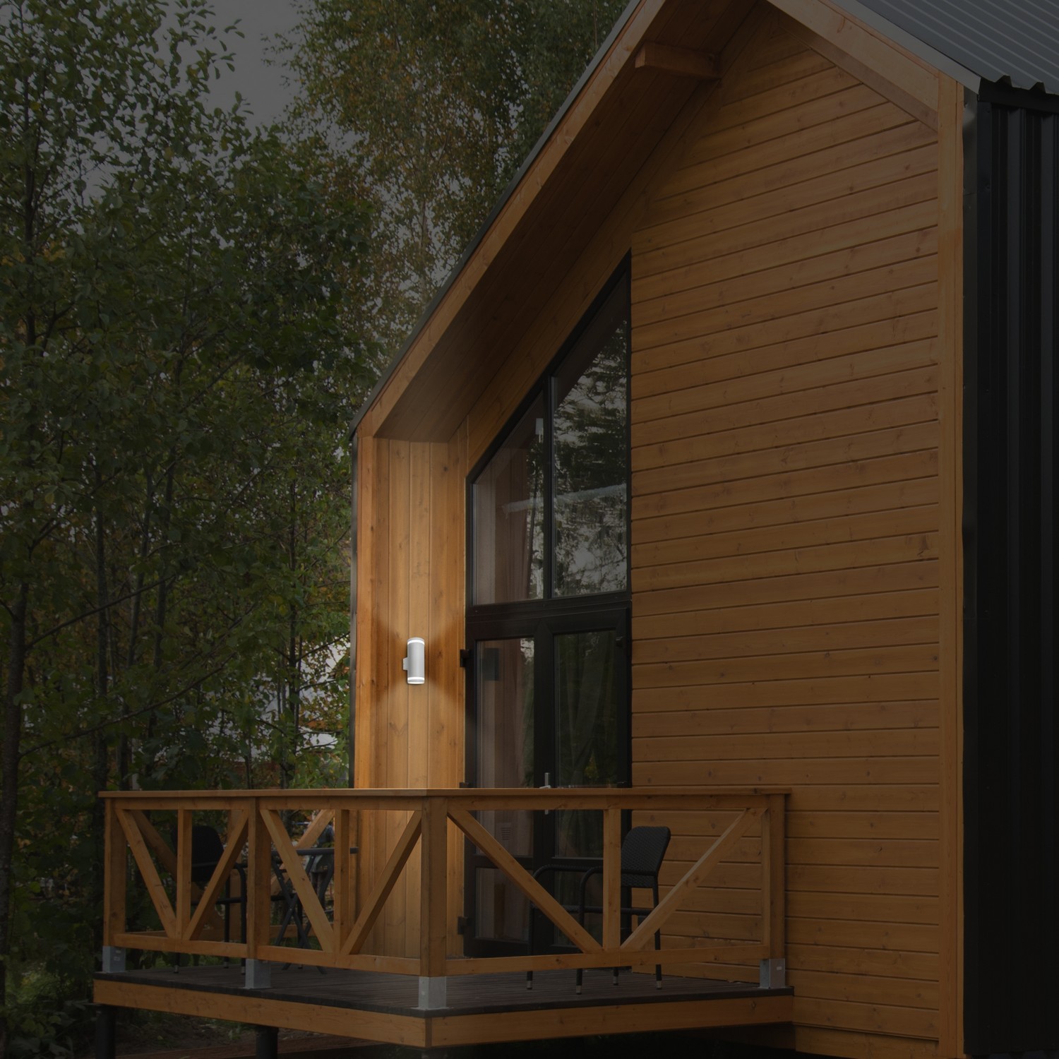 Väggarmatur Gelia Smygehuk Tube Maxi Upp/Ned