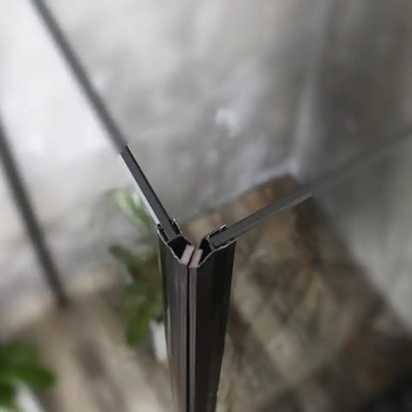 Duschhörn Bathlife Mångsidig Rak Dörr + Rak Dörr Svart